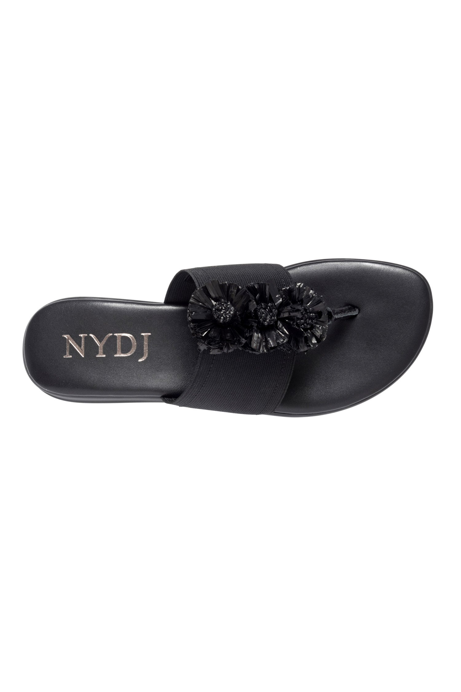 NYDJ Asira Sandals In Elastic - Black