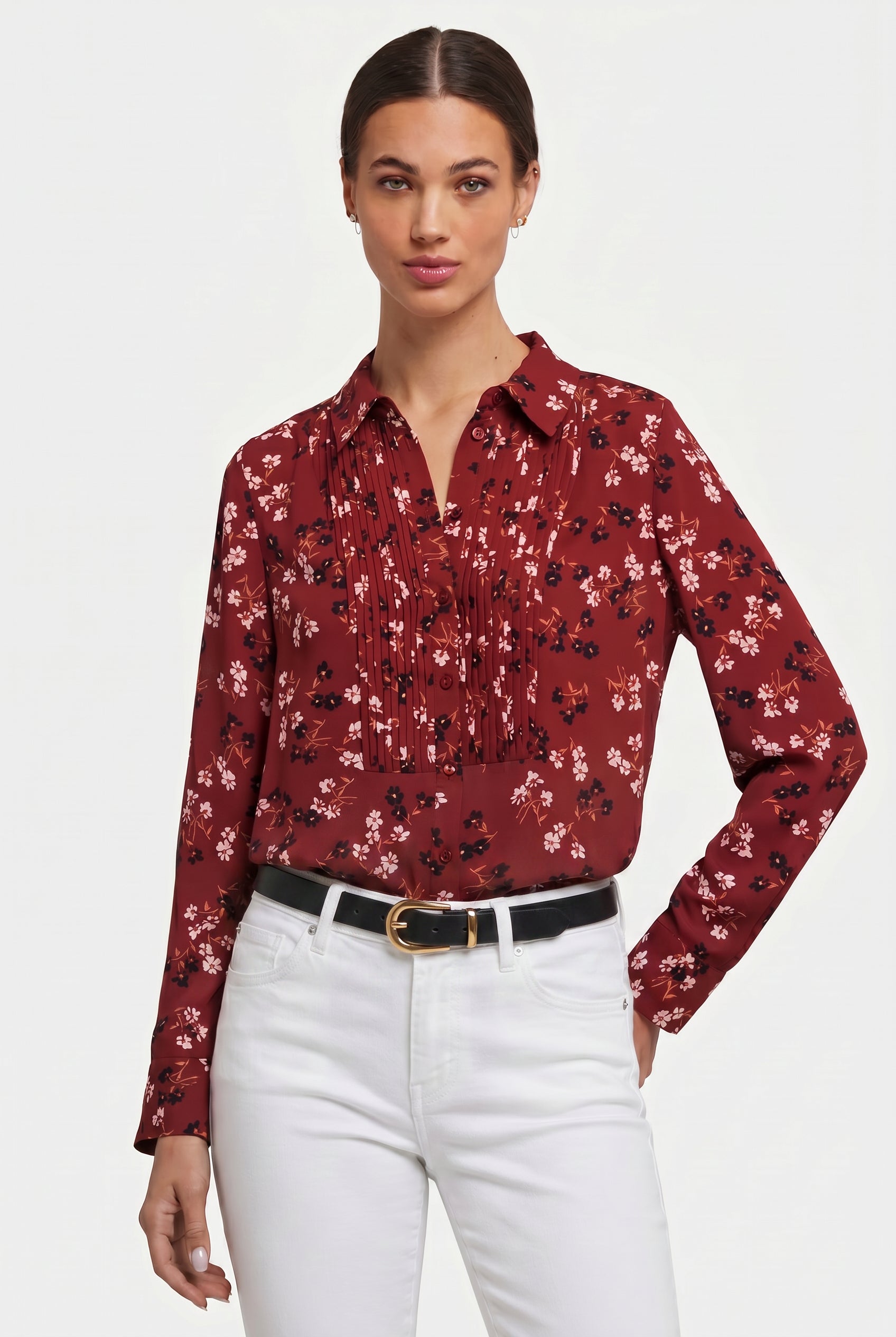 NYDJ Tuxedo Blouse  - Bienvenue