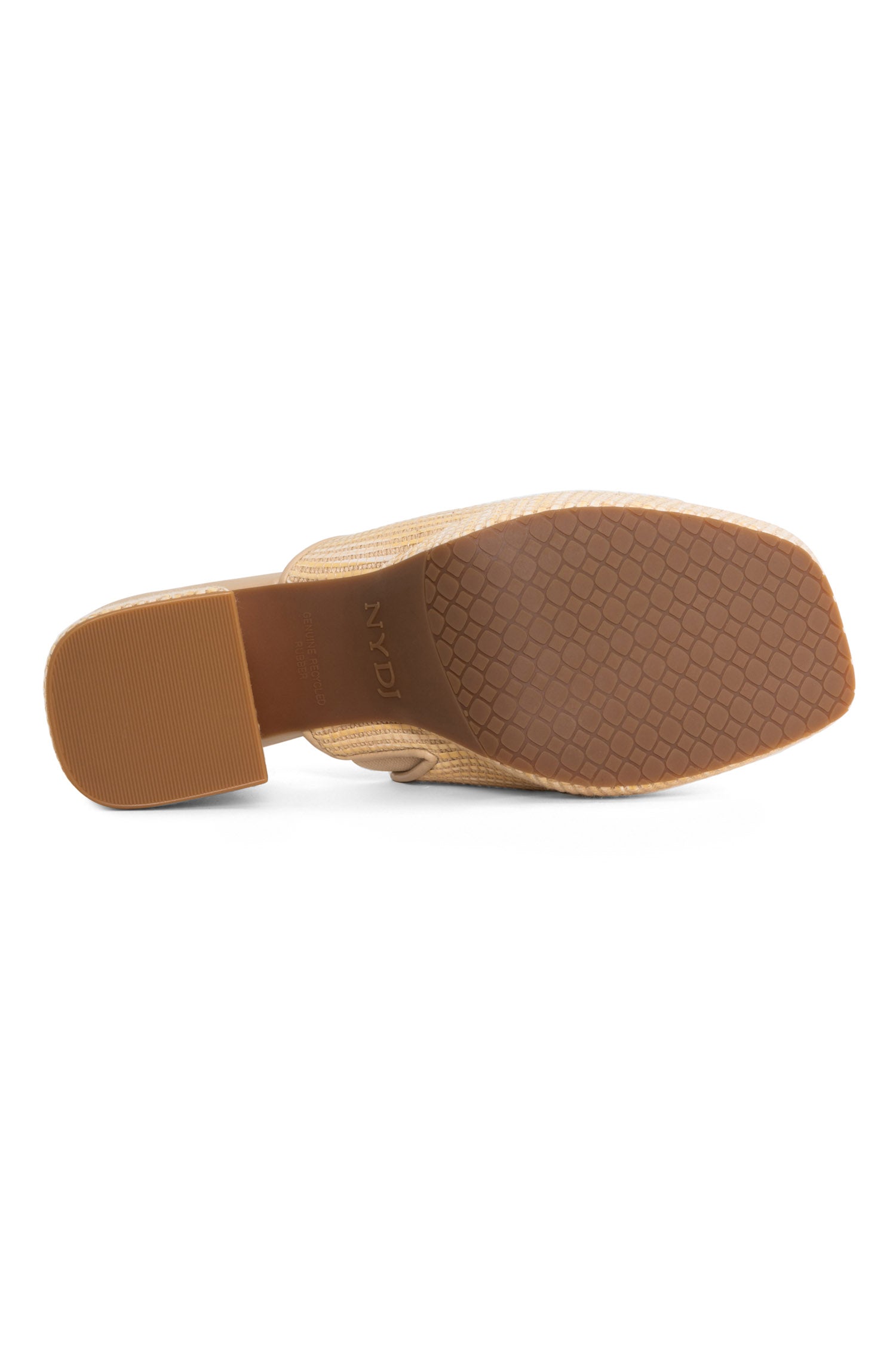 NYDJ Dewi Platform Sandals In Raffia - Natural