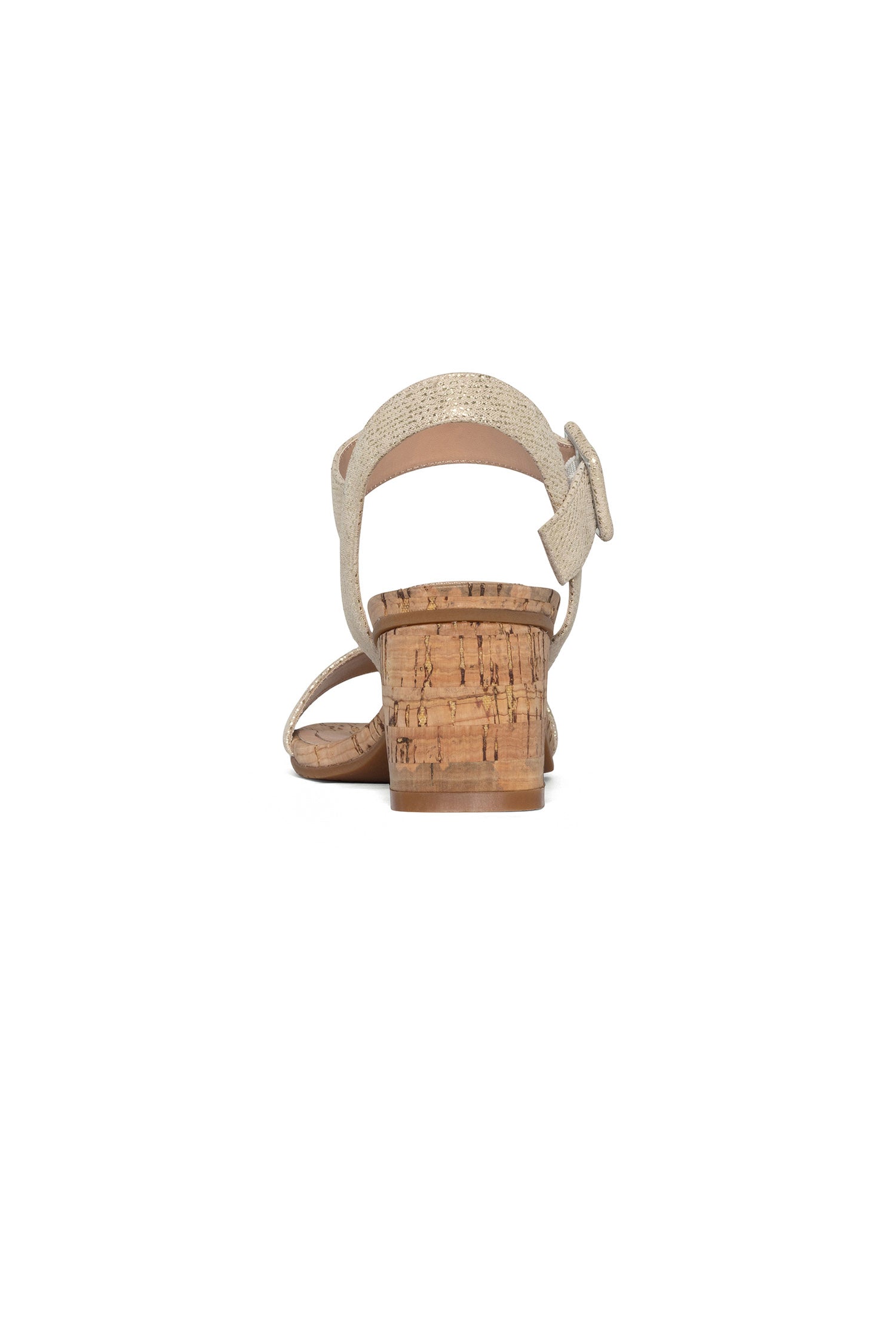 NYDJ Gaiana High Heel Sandals In Metallic Nappa Leather - Gold