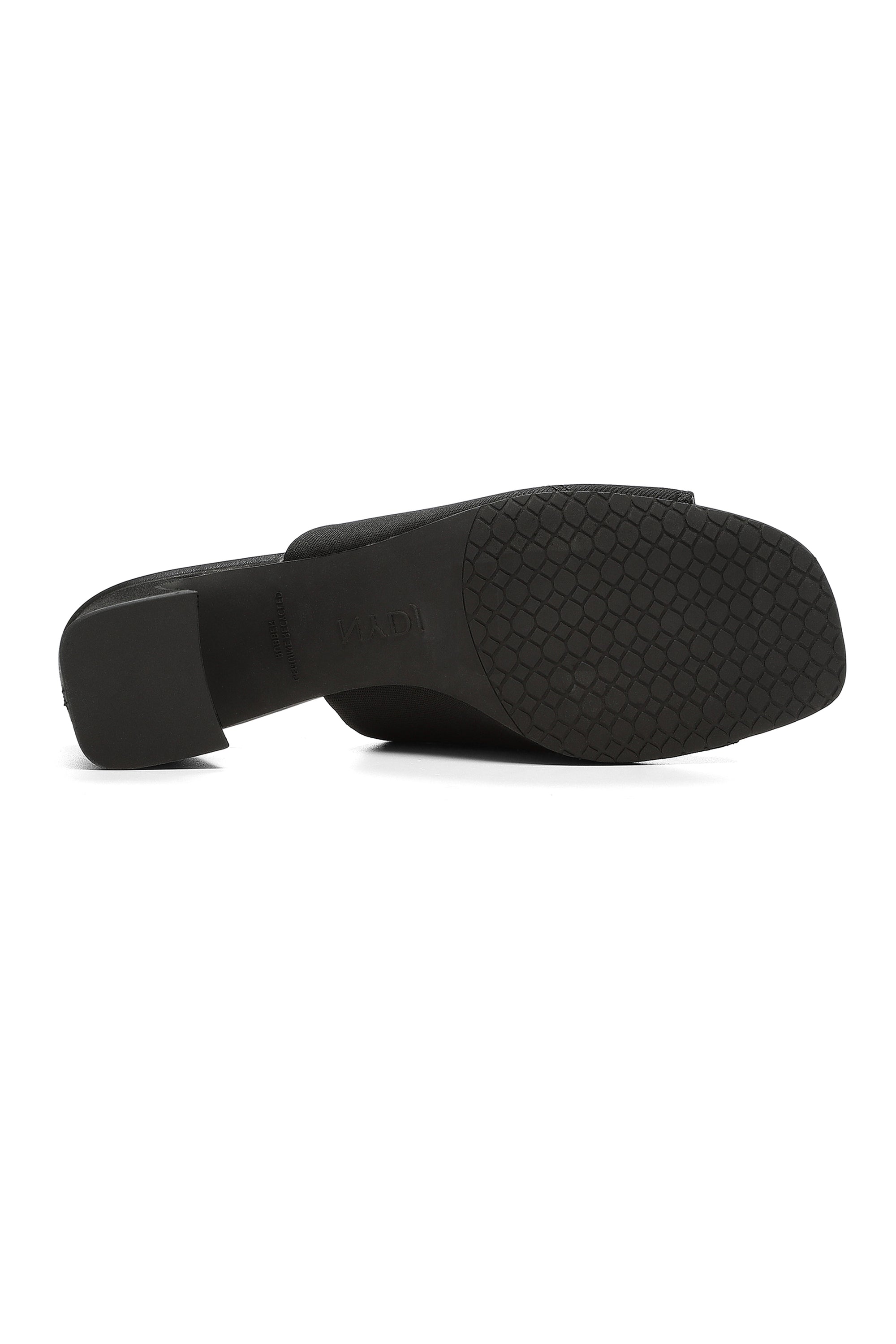 NYDJ Gwen Stretch Mules In BlackLast™ Denim - Black