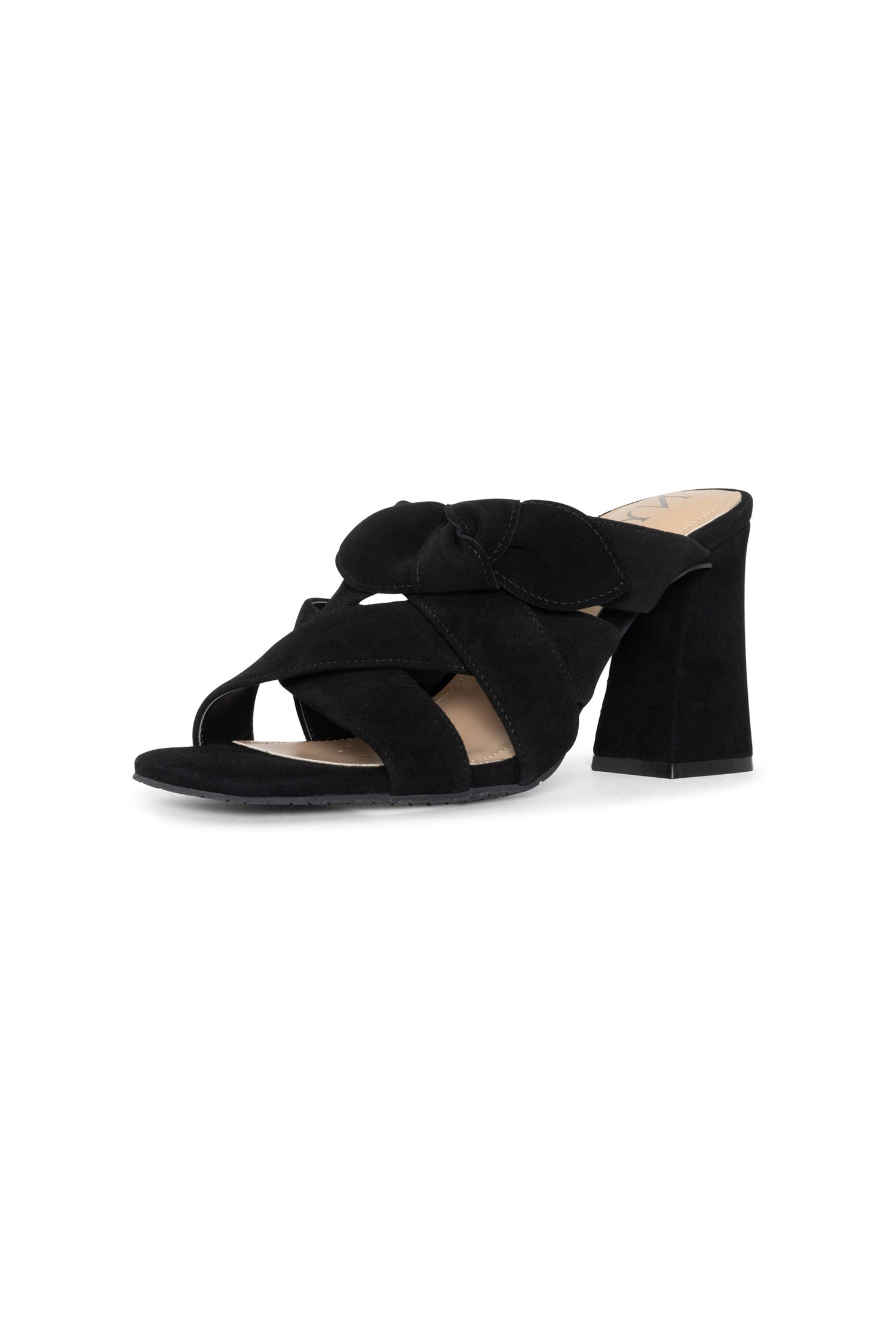 NYDJ Loreri Mule Sandals In Suede - Black