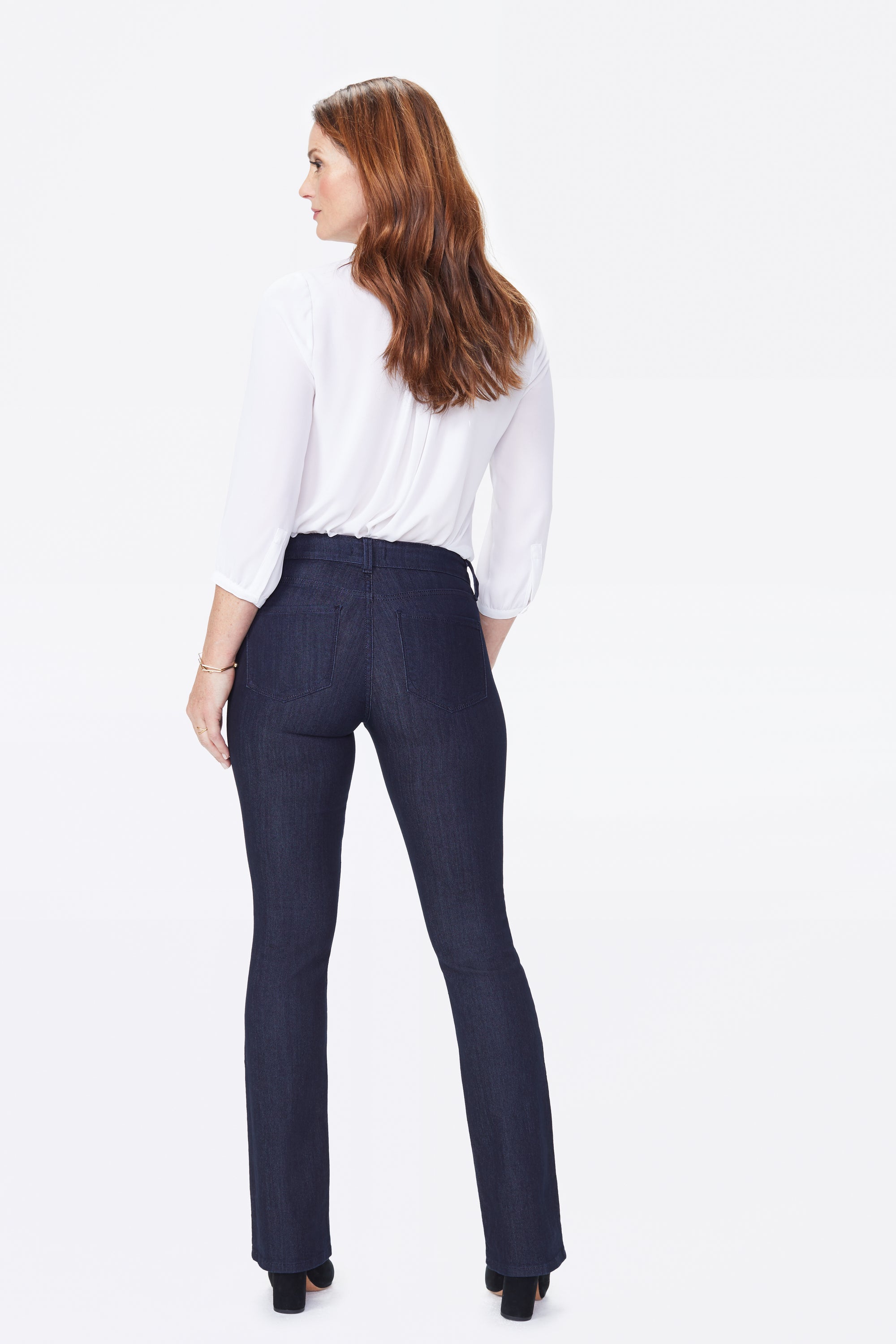 NYDJ Billie Mini Bootcut Jeans  - Dark Enzyme