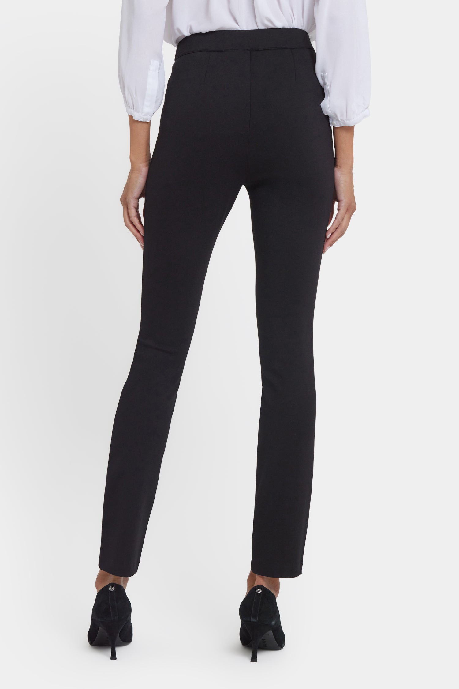 NYDJ Zelda Pull-On Pants In Ponte Knit - Black