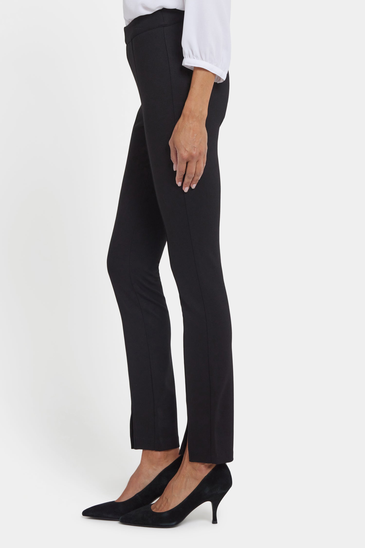 NYDJ Zelda Pull-On Pants In Ponte Knit - Black
