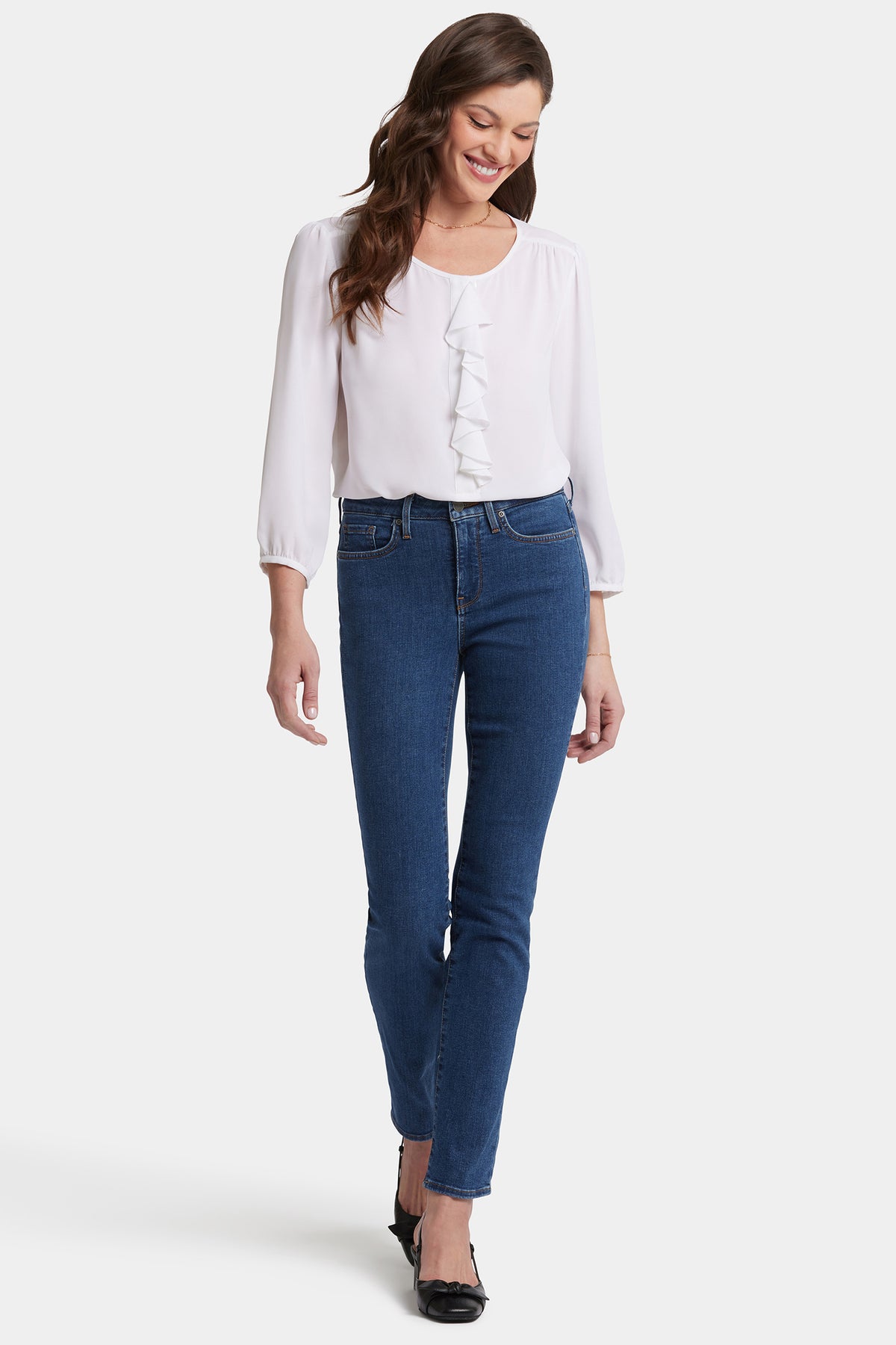 NYDJ Sheri Slim Jeans  - Batik Blue