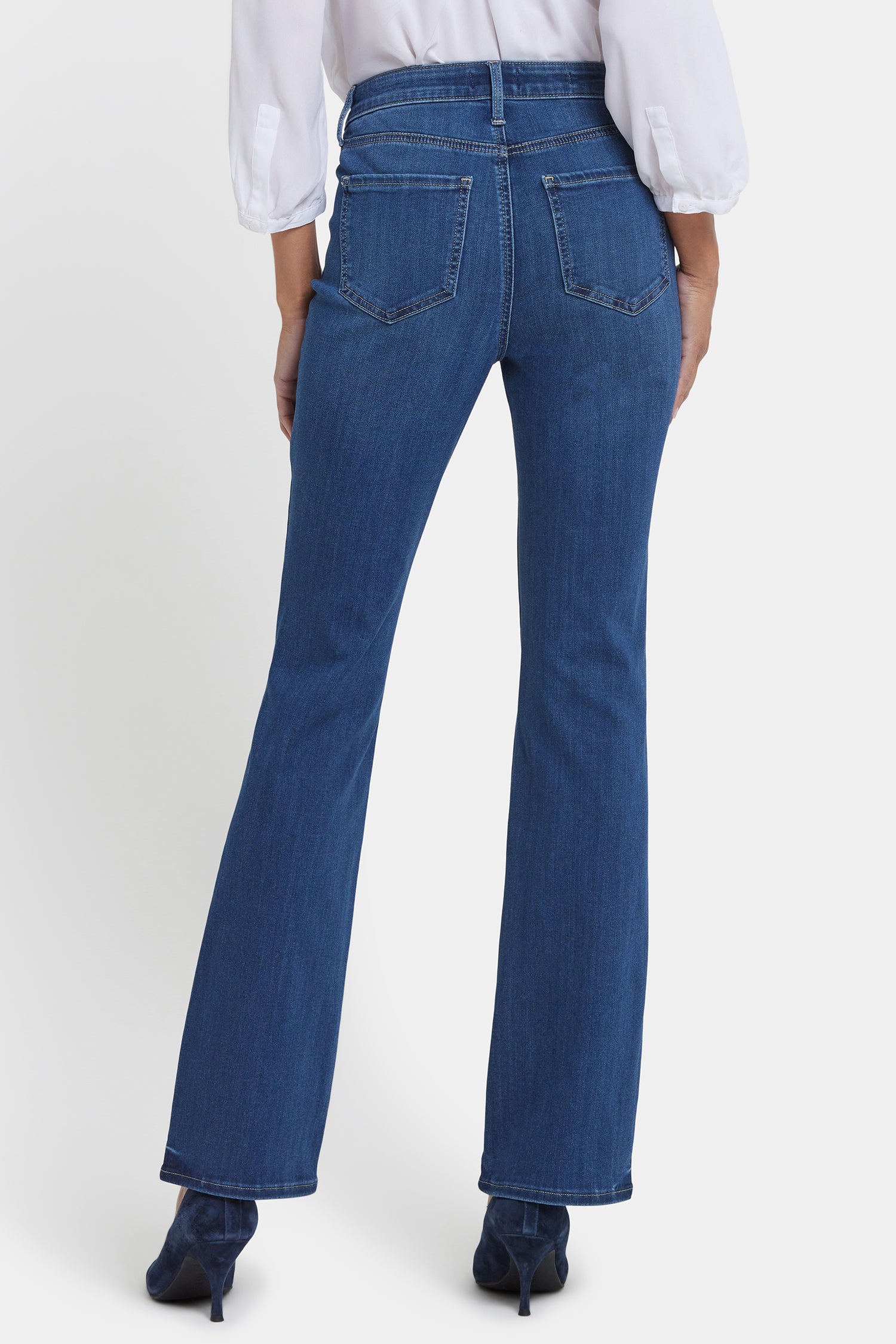 NYDJ Billie Mini Bootcut Jeans In Sure Stretch® Denim With High Rise - Vintage Lapis