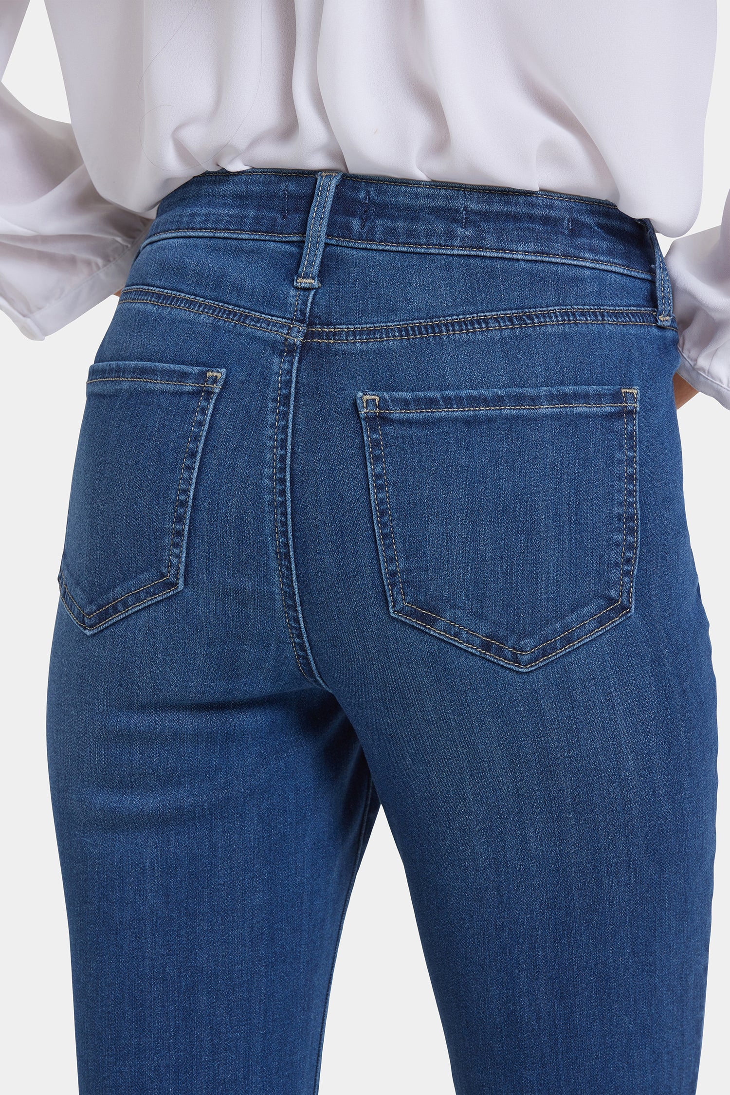 NYDJ Billie Mini Bootcut Jeans In Sure Stretch® Denim With High Rise - Vintage Lapis