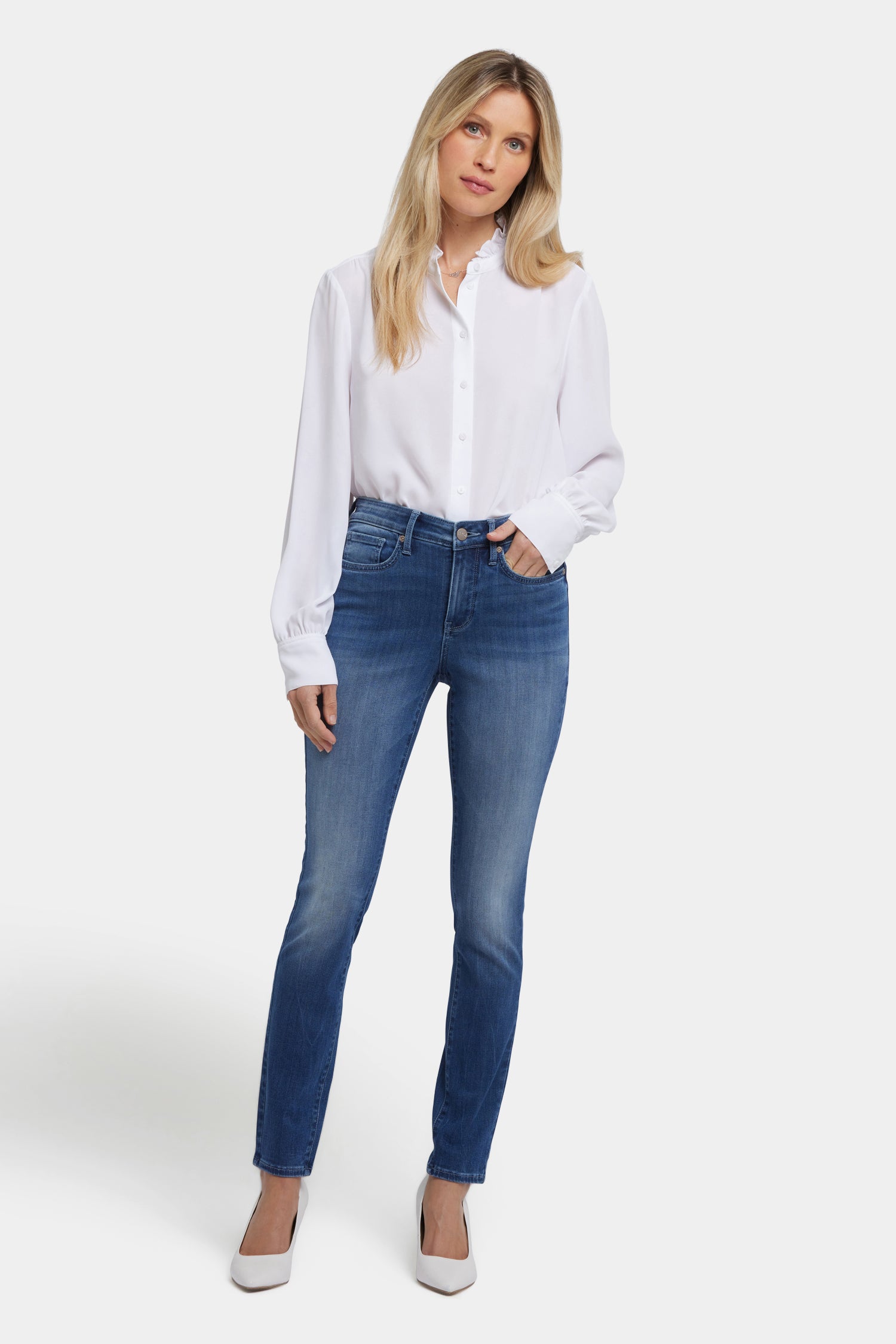 NYDJ Ami Skinny Jeans In Sure Stretch® Denim - Cool Marine