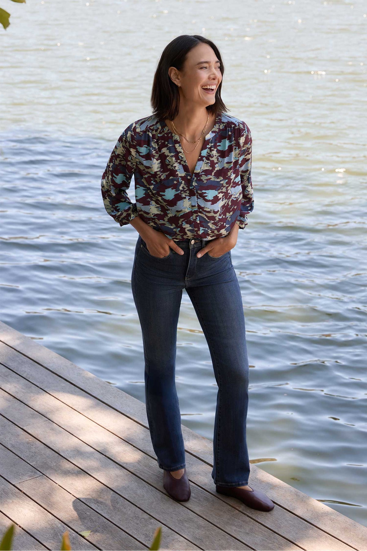 NYDJ Barbara Bootcut Jeans In Sure Stretch® Denim With High Rise - Serendipity