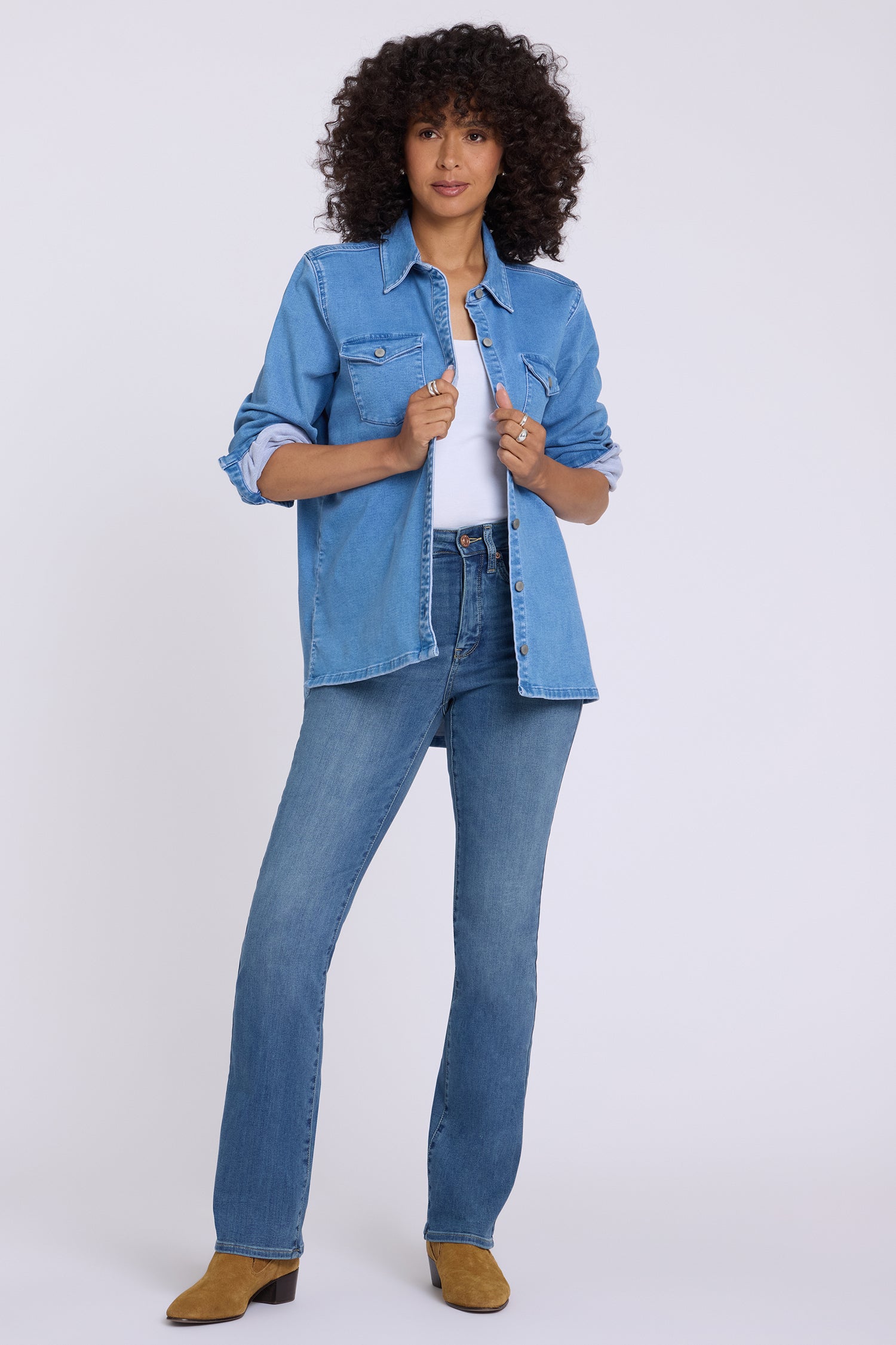 NYDJ Barbara Bootcut Jeans In Sure Stretch® Denim With High Rise - Redwood