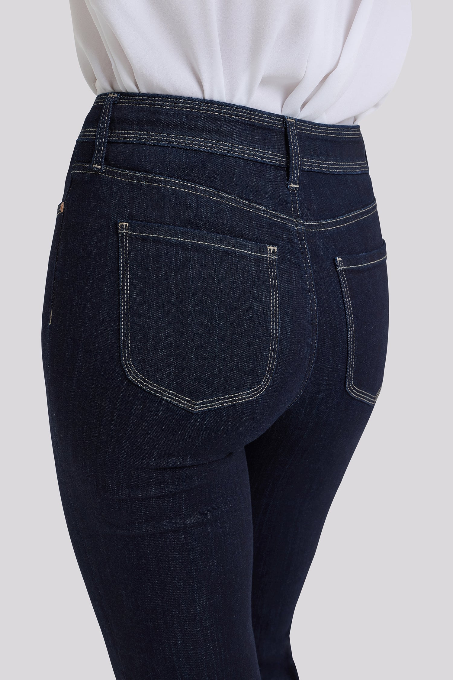 NYDJ Marilyn Straight Jeans In Sure Stretch® Denim With High Rise And Triple Stitching - Morning Tides