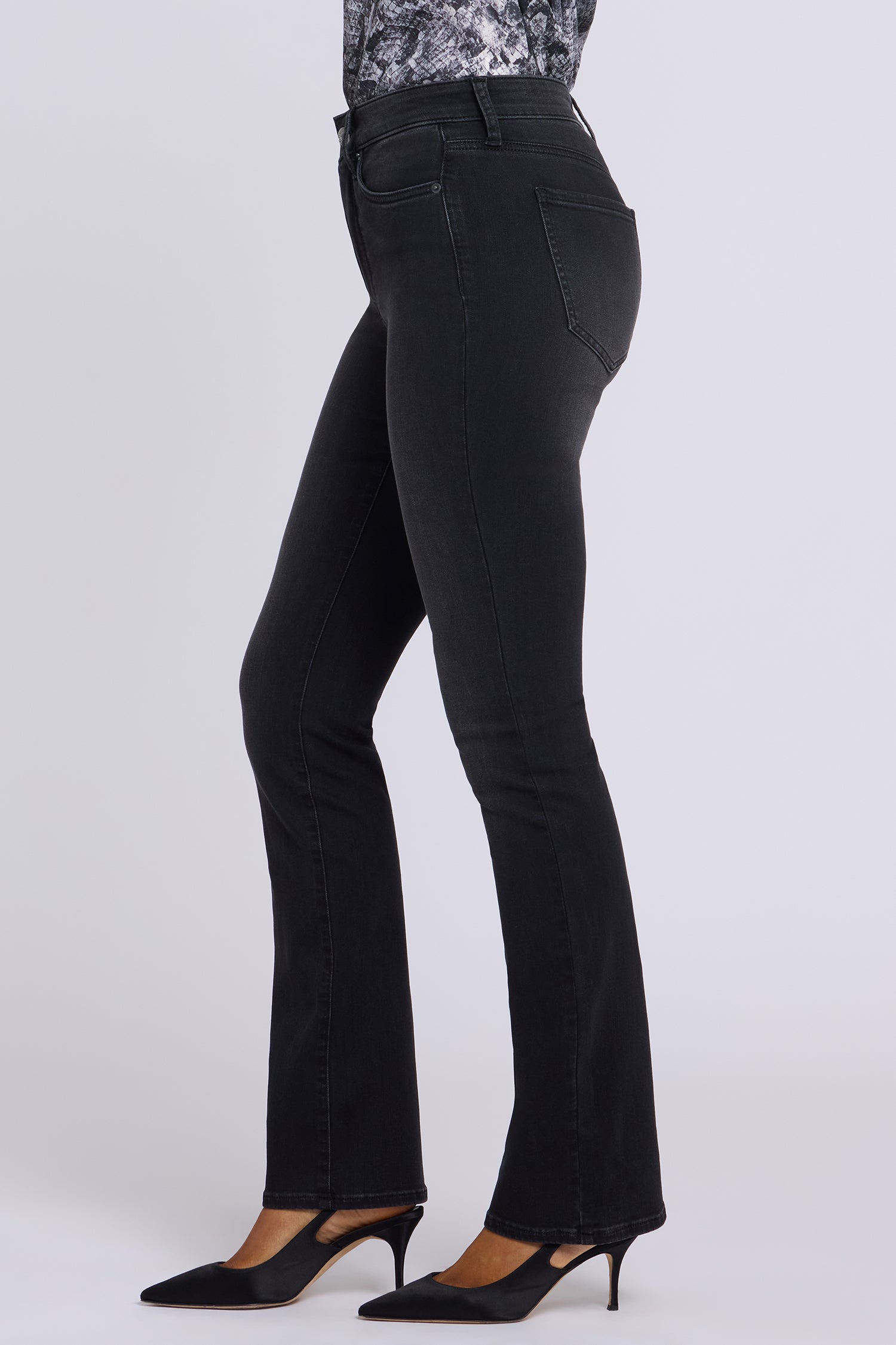 NYDJ Billie Mini Bootcut Jeans In Sure Stretch® Denim With High Rise - Helleborus