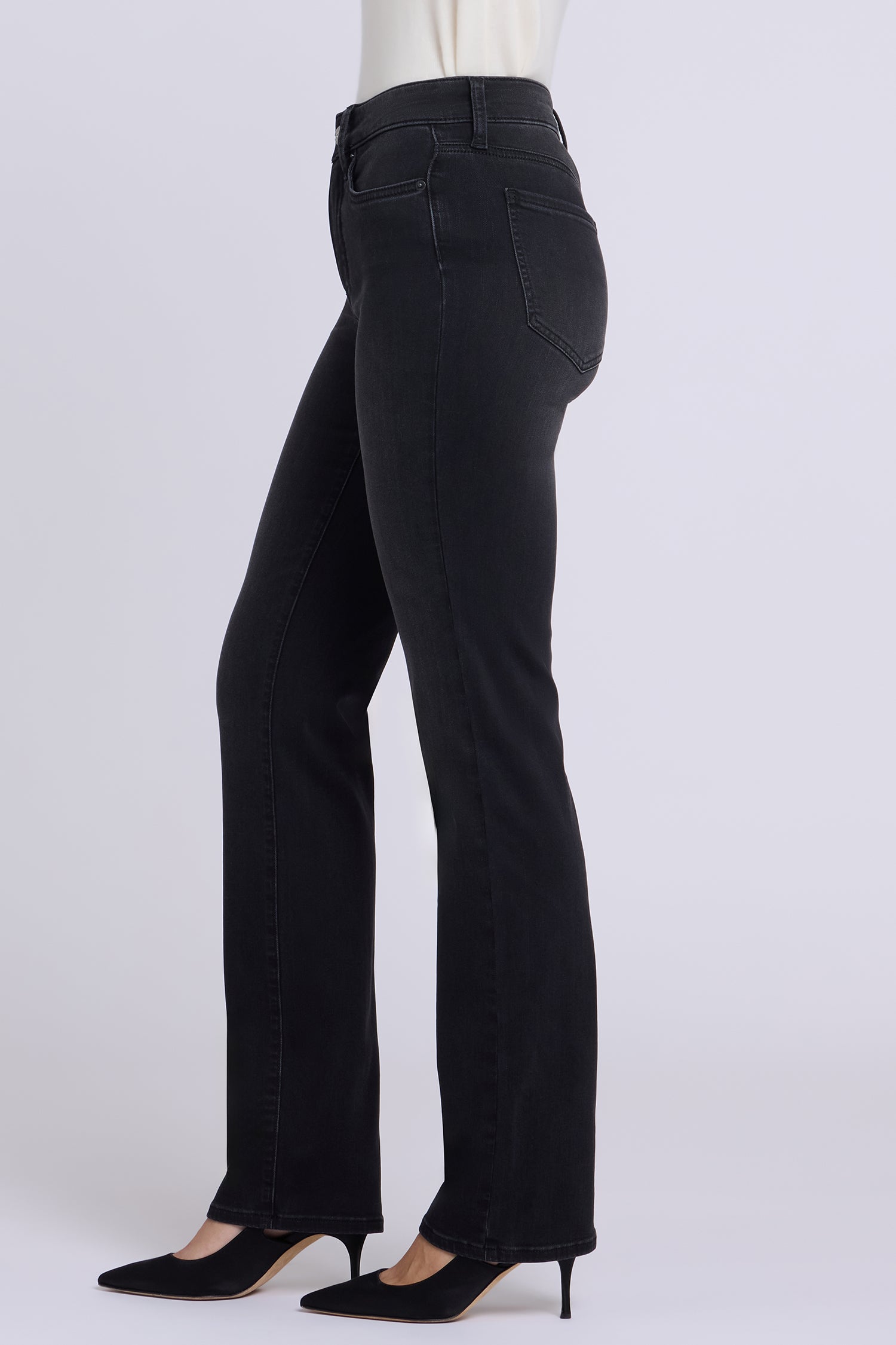 NYDJ Marilyn Straight Jeans In Tall In Sure Stretch® Denim With 34" Inseam - Helleborus