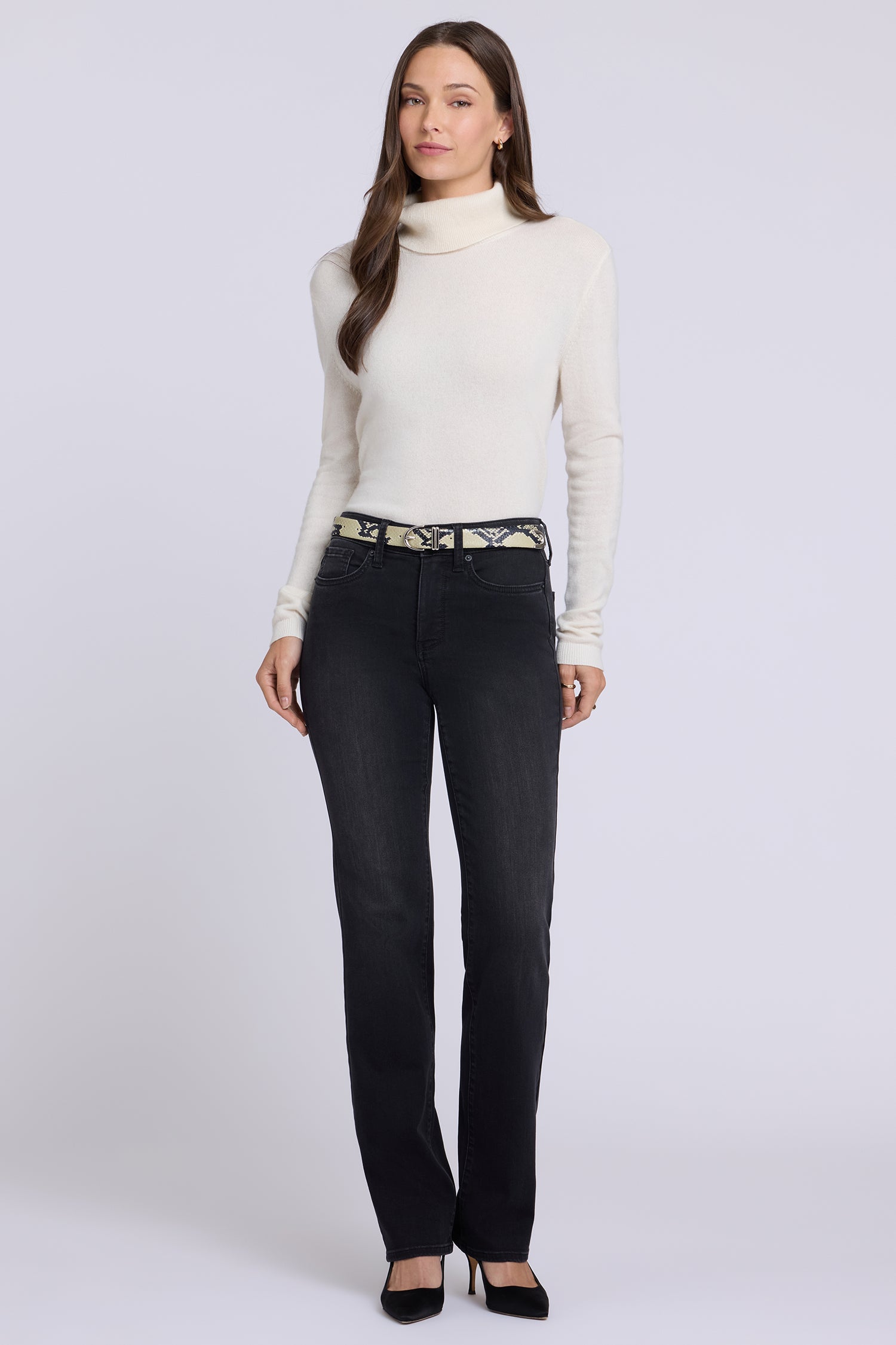 NYDJ Marilyn Straight Jeans In Sure Stretch® Denim - Helleborus