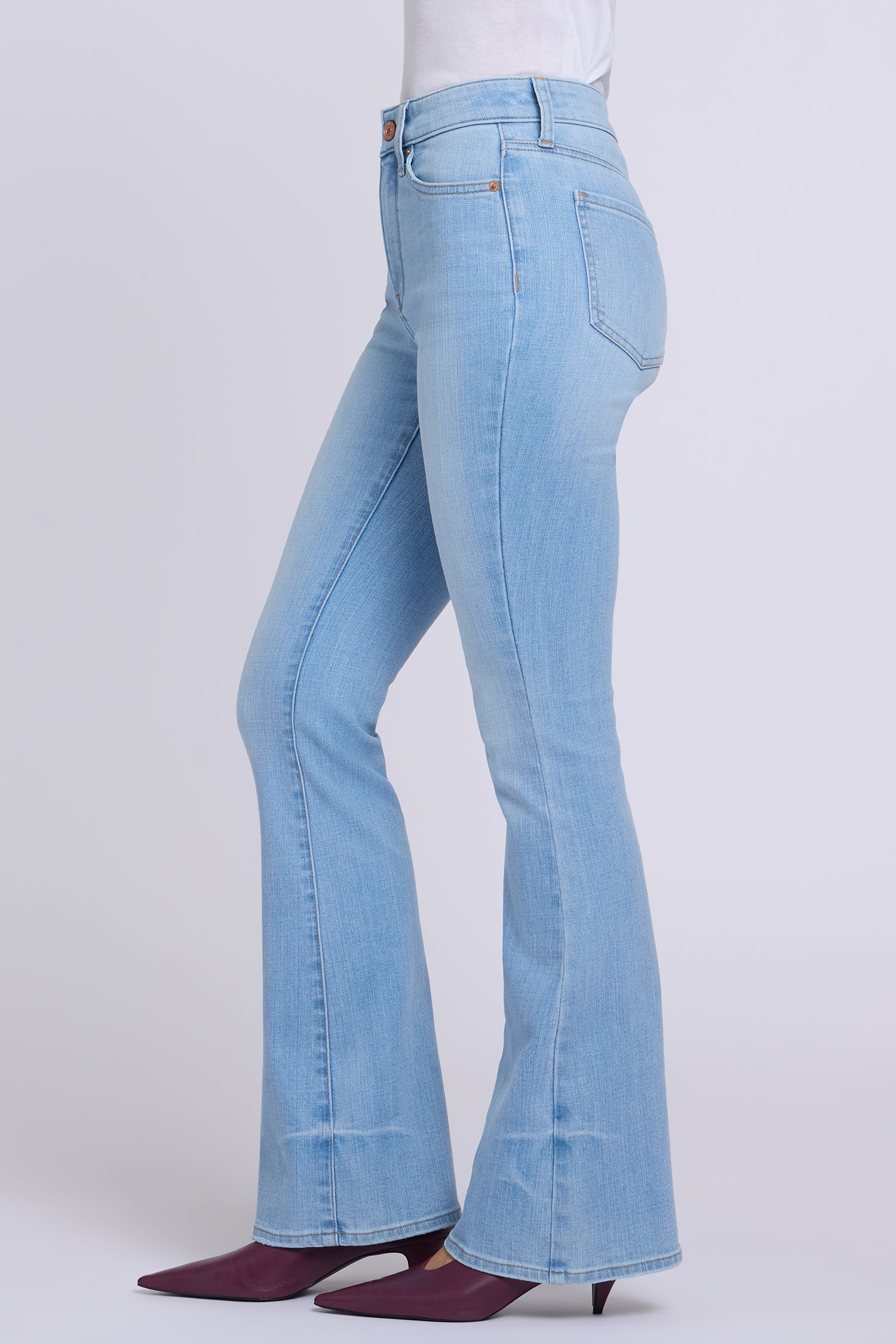 NYDJ Felicity Flared Jeans With High Rise - Alyssum