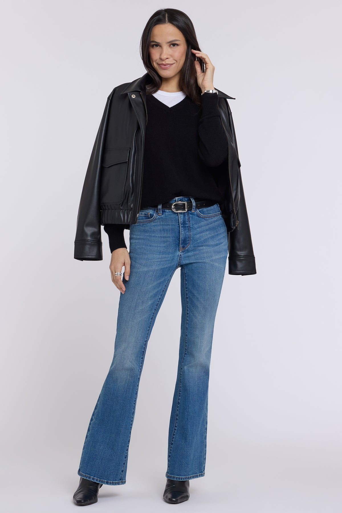 Felicity Flared Jeans - Privet
