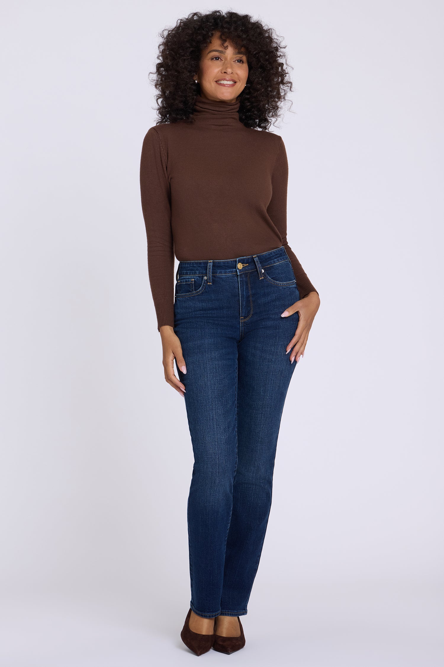 NYDJ Marilyn Straight Jeans  - Skylark