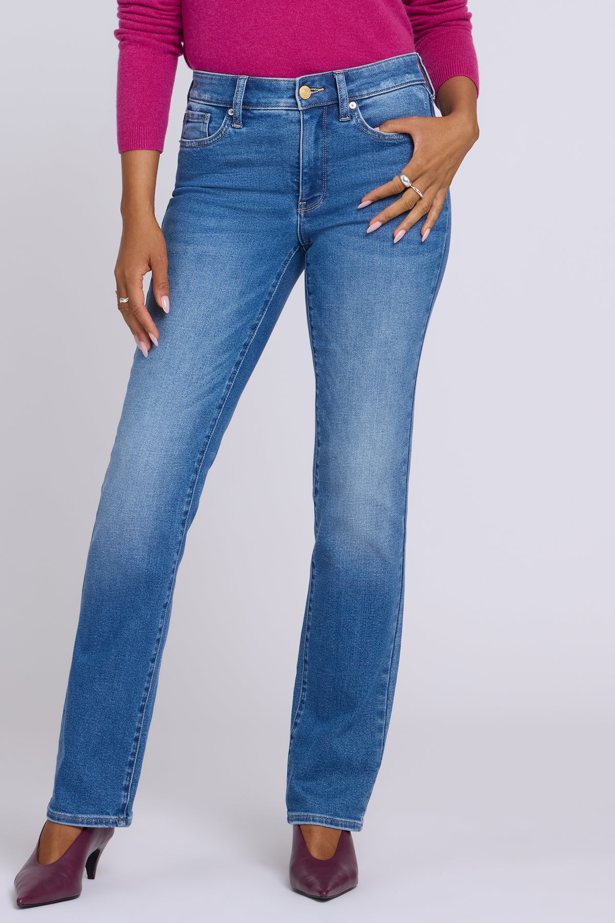 NYDJ Marilyn Straight Jeans  - Phlox