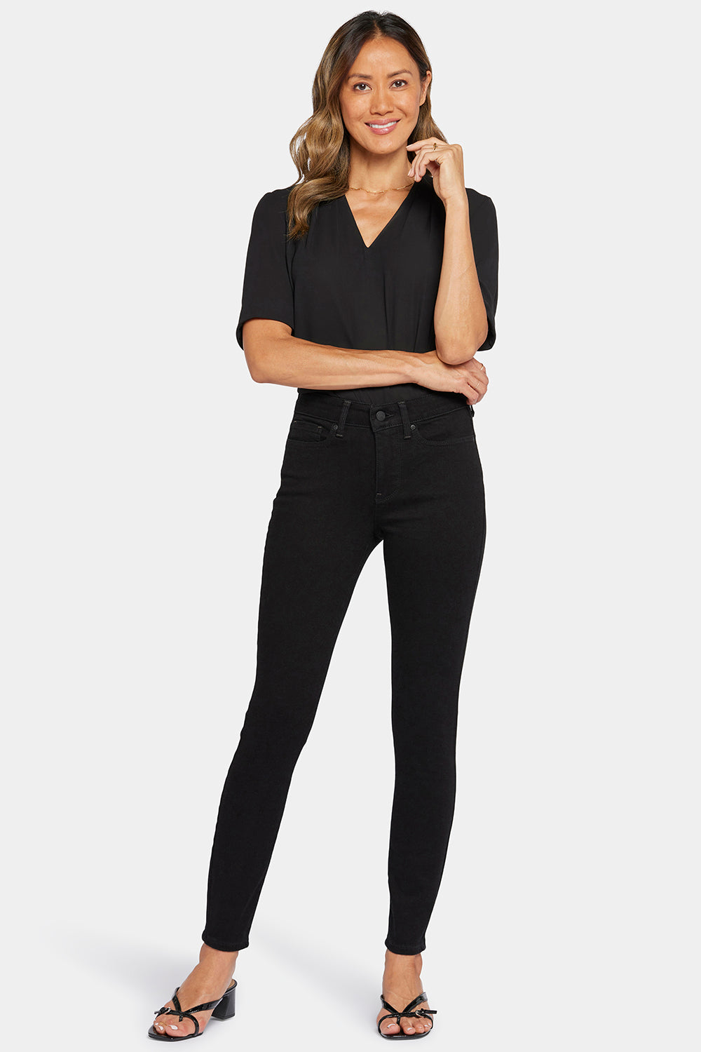 NYDJ Ami Skinny Jeans  - Black