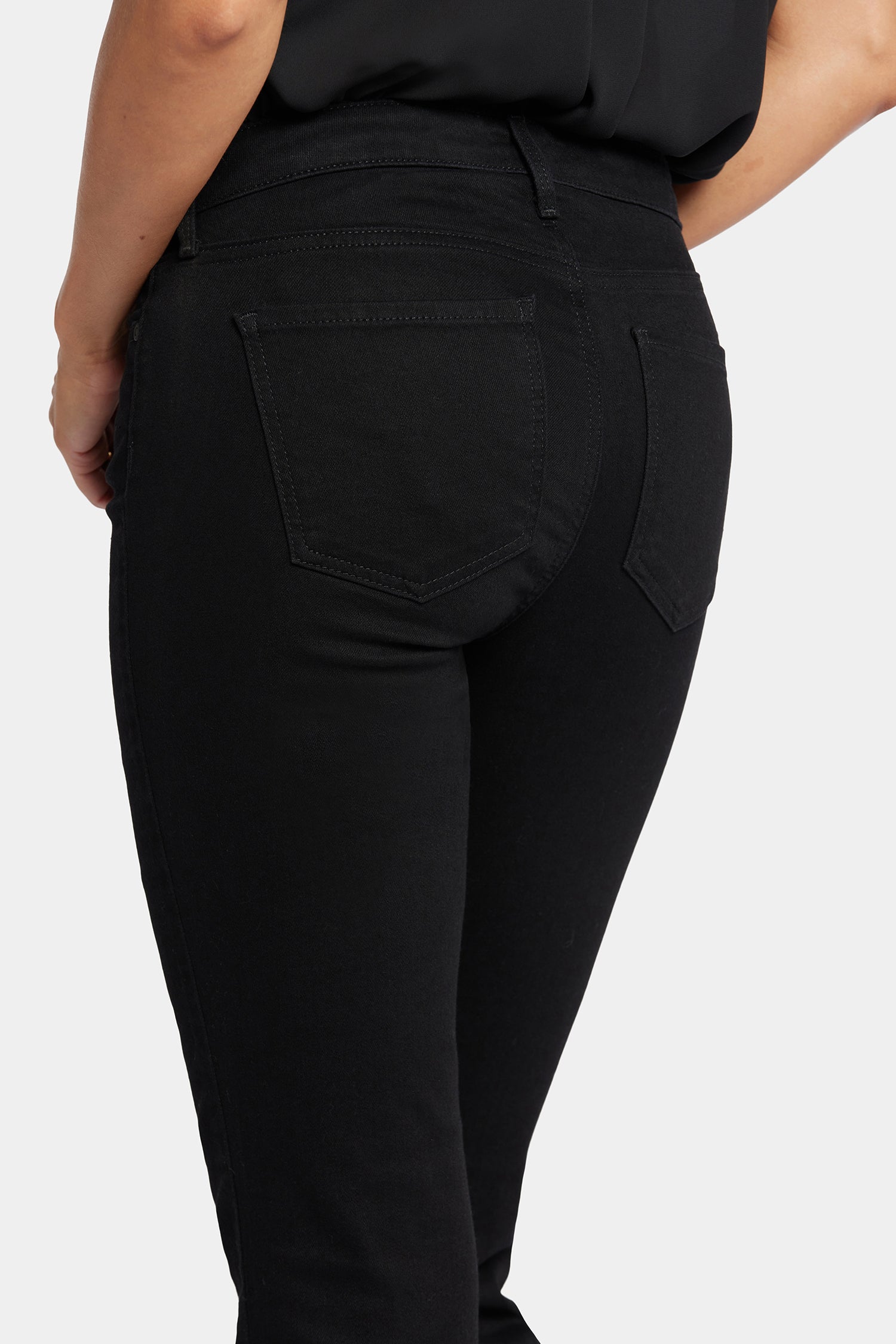 NYDJ Barbara Bootcut Jeans  - Black