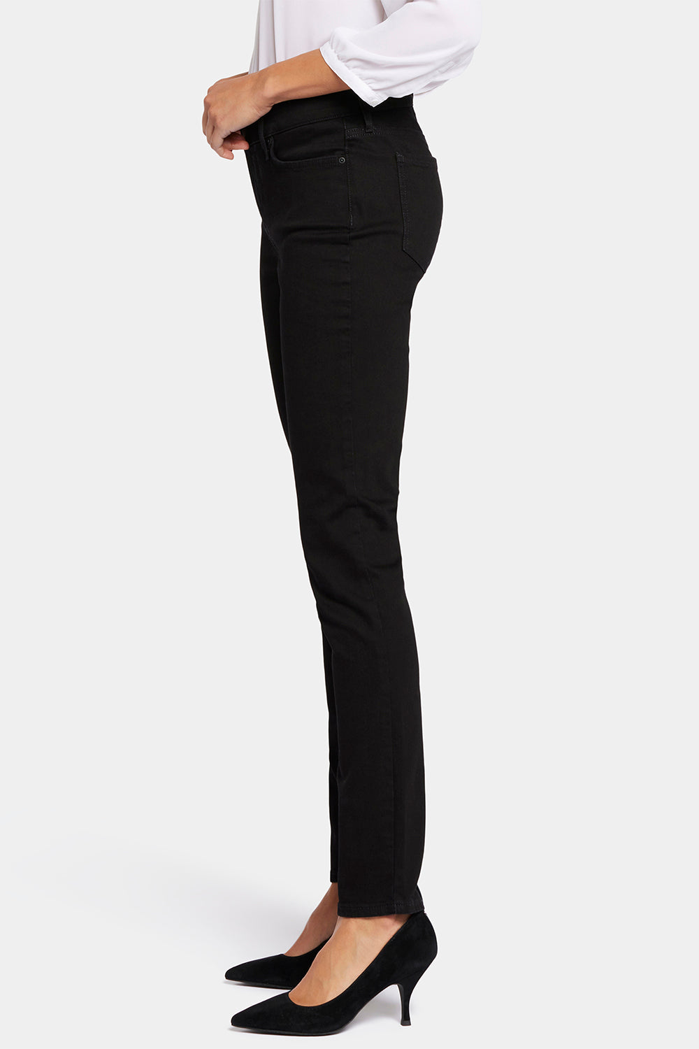 NYDJ Alina Skinny Jeans  - Black
