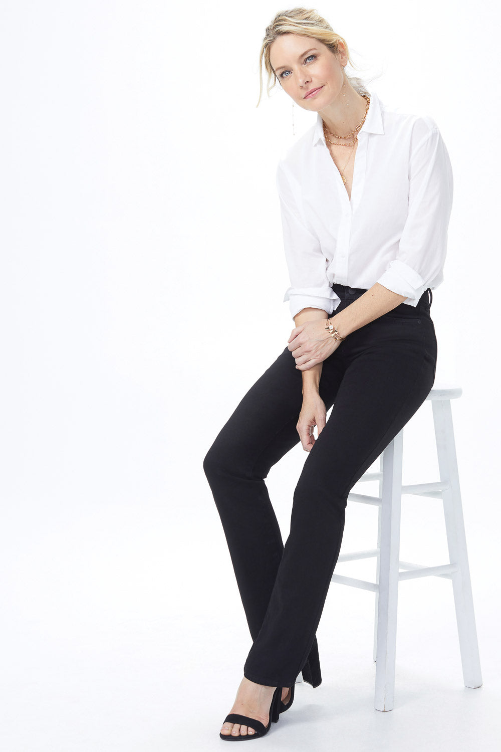 NYDJ Marilyn Straight Jeans In Tall With 36