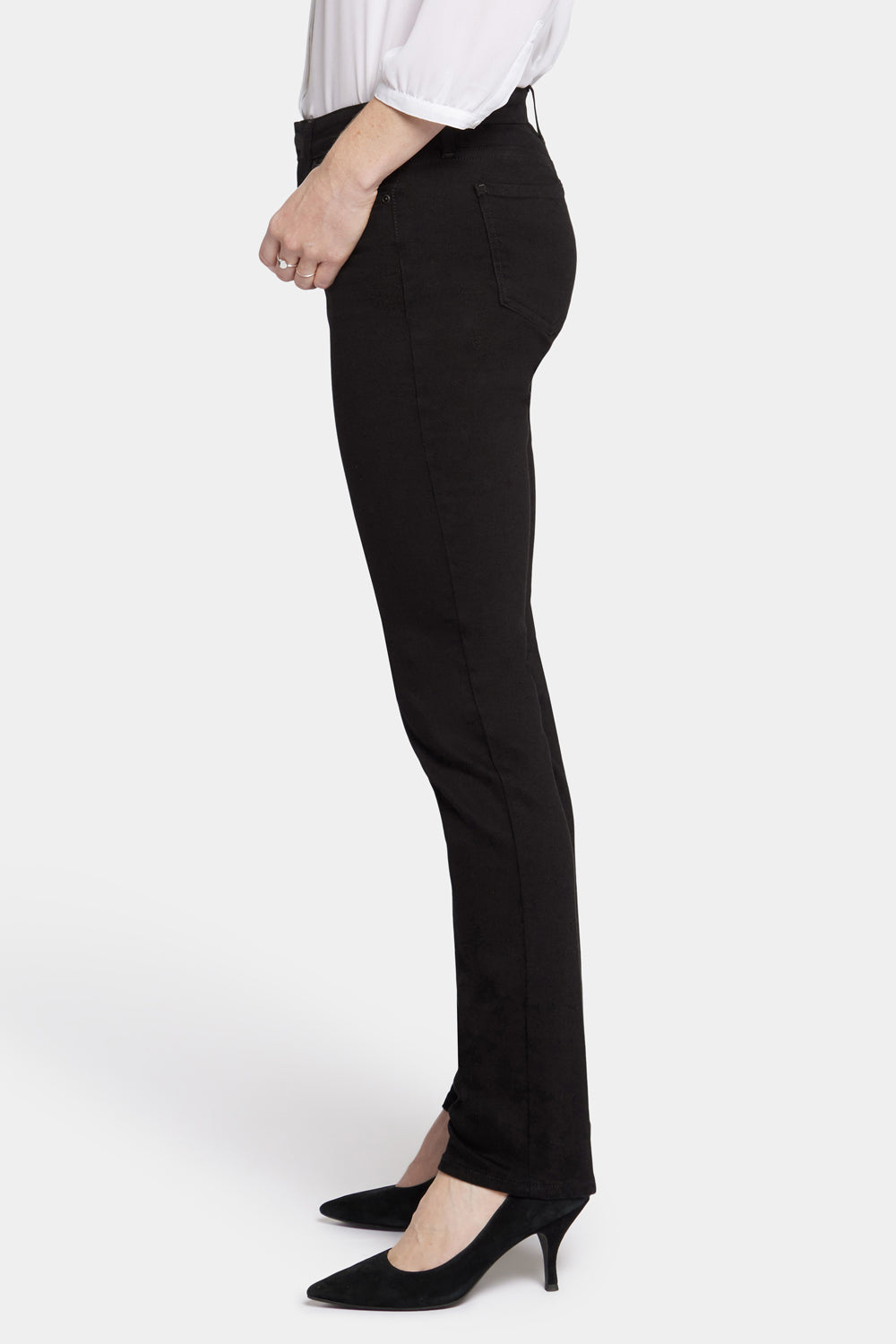 NYDJ Sheri Slim Jeans  - Black