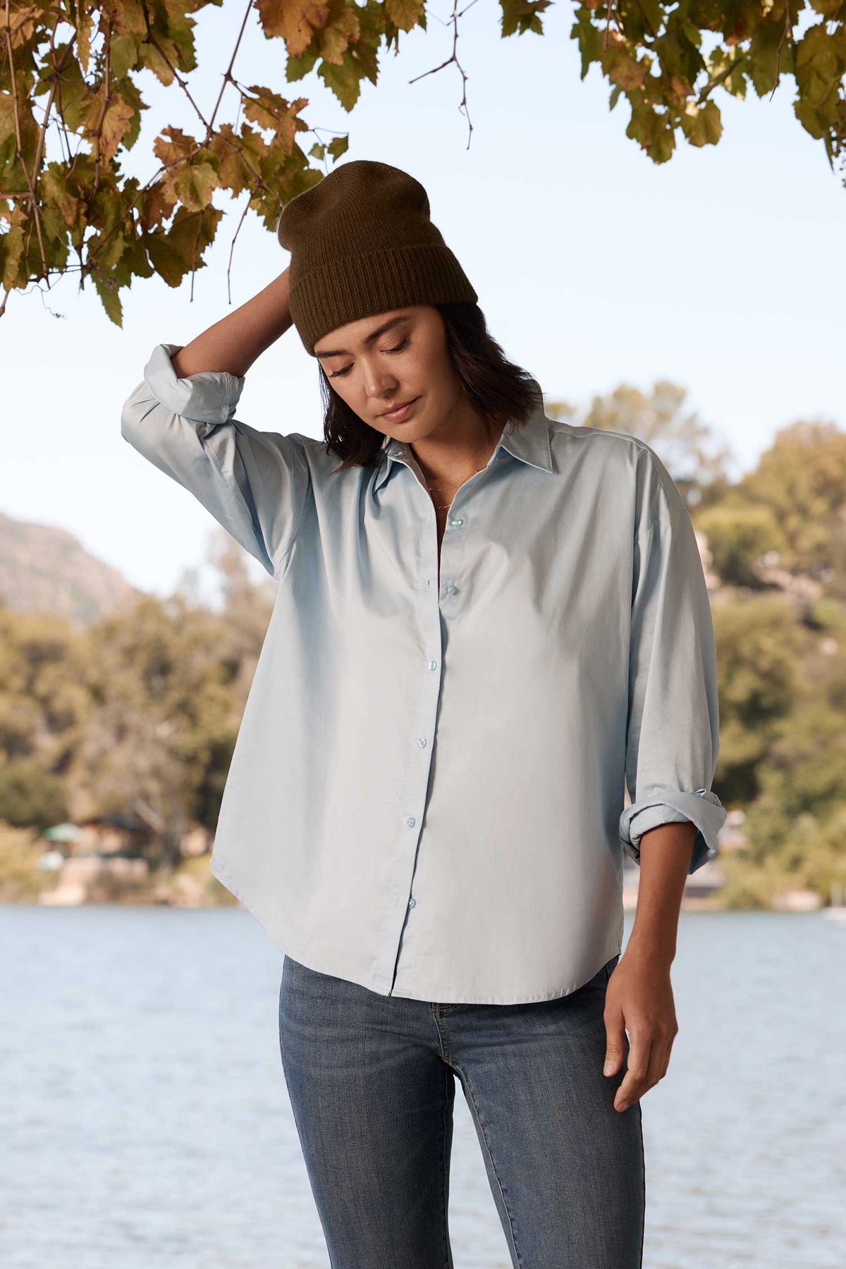 Daphne Shirt - Baby Blue