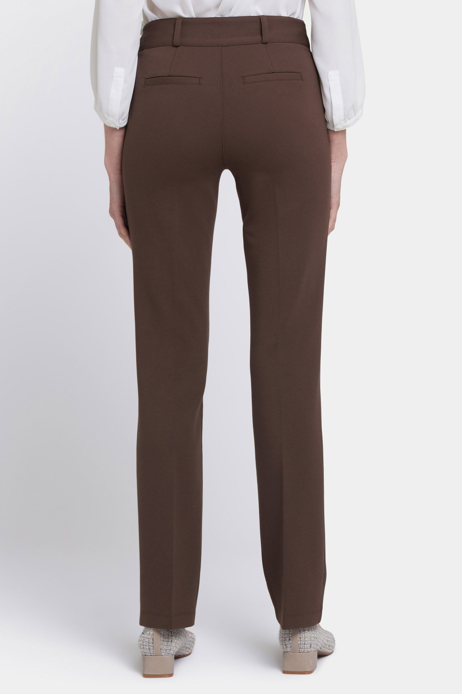 NYDJ Classic Trouser Pants Sculpt-Her™ Collection - Coffee Bean