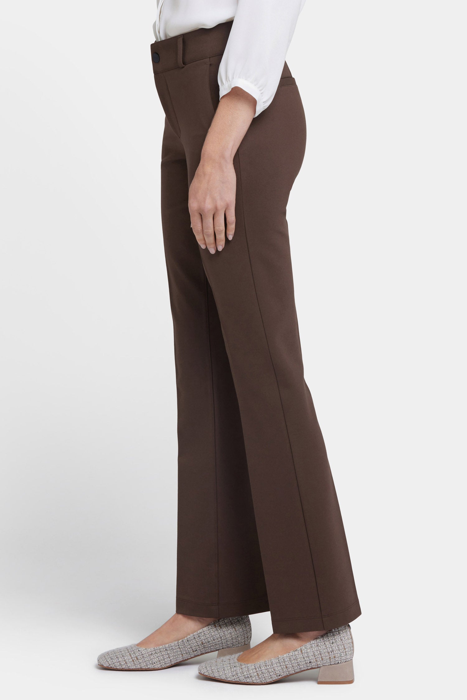 NYDJ Classic Trouser Pants Sculpt-Her™ Collection - Coffee Bean