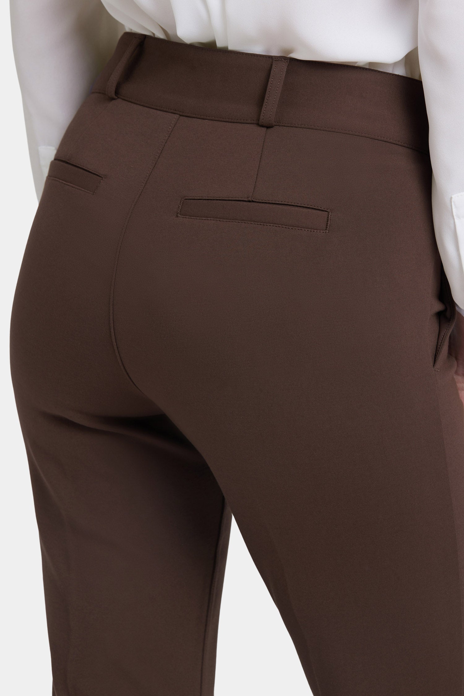 NYDJ Classic Trouser Pants Sculpt-Her™ Collection - Coffee Bean