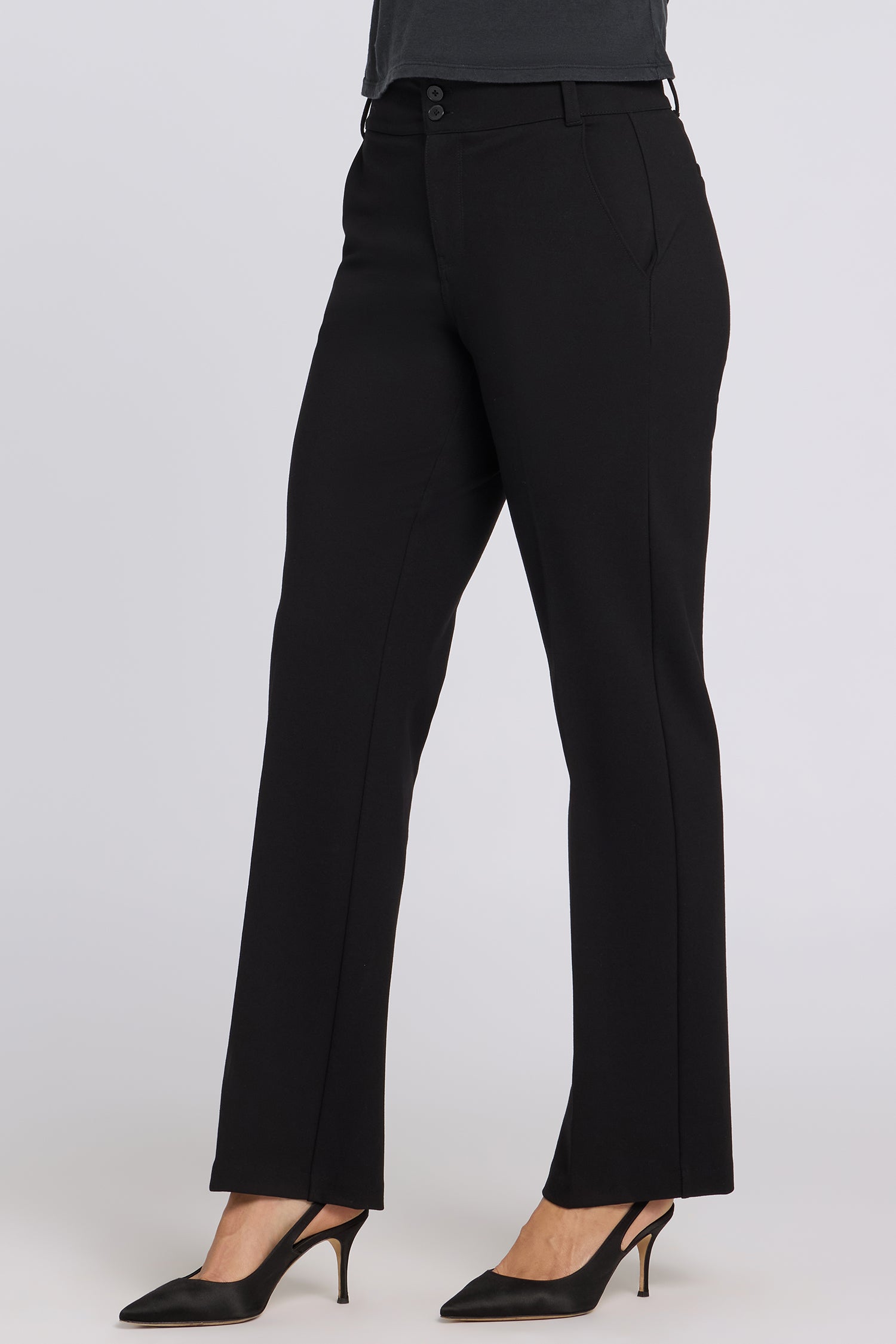 NYDJ Bella Trouser Pants Sculpt-Her™ Collection - Black