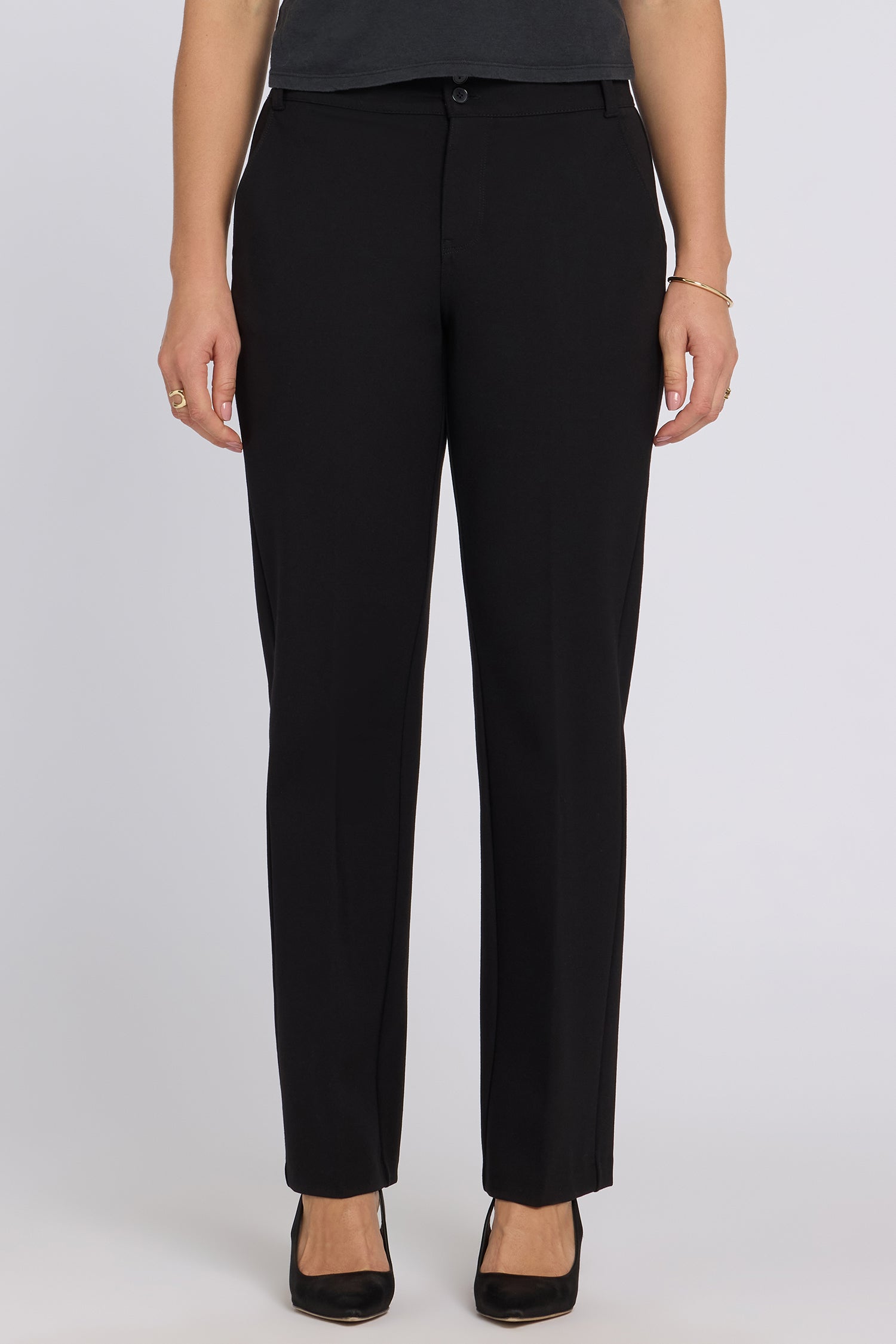 NYDJ Bella Trouser Pants Sculpt-Her™ Collection - Black
