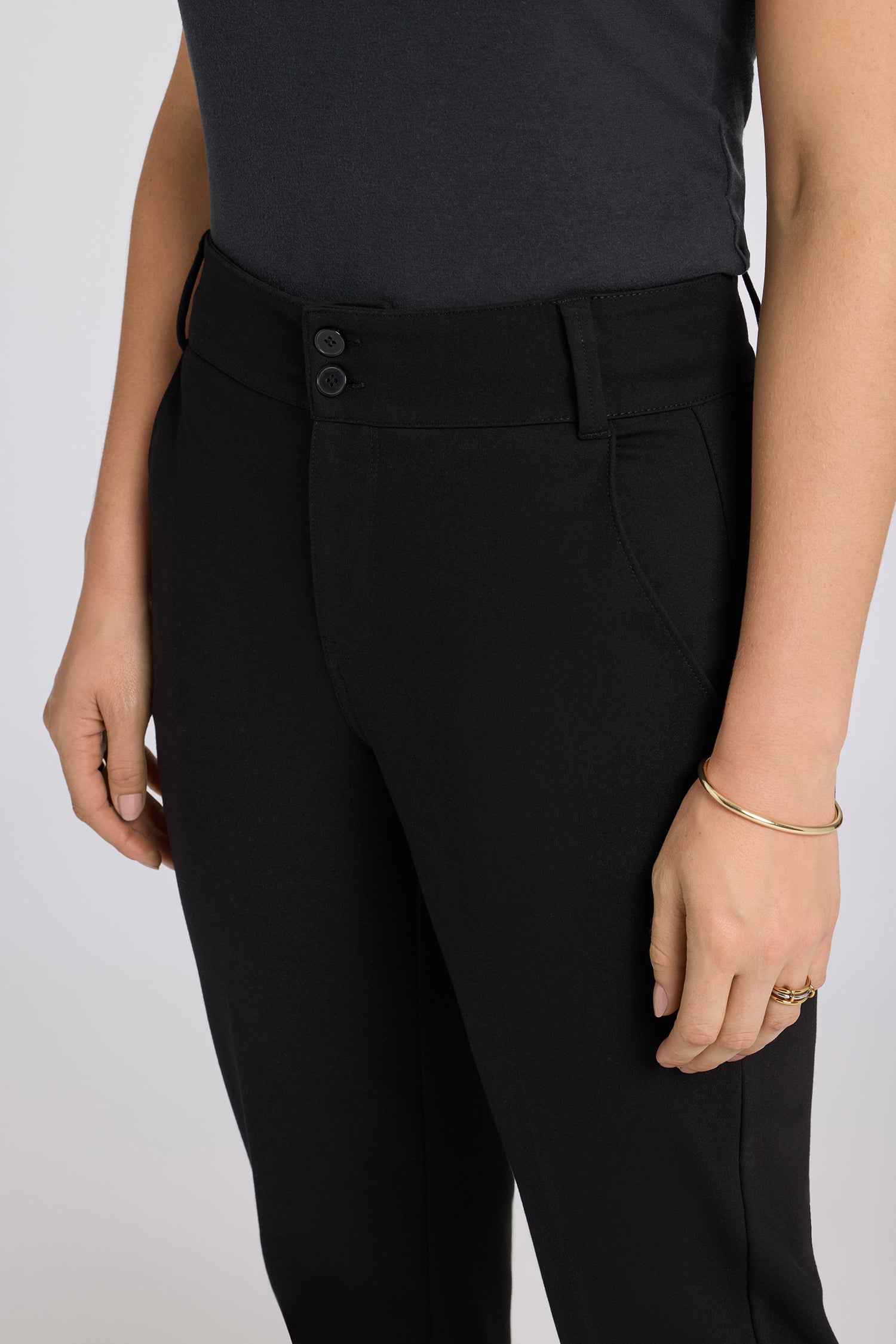 NYDJ Bella Trouser Pants Sculpt-Her™ Collection - Black