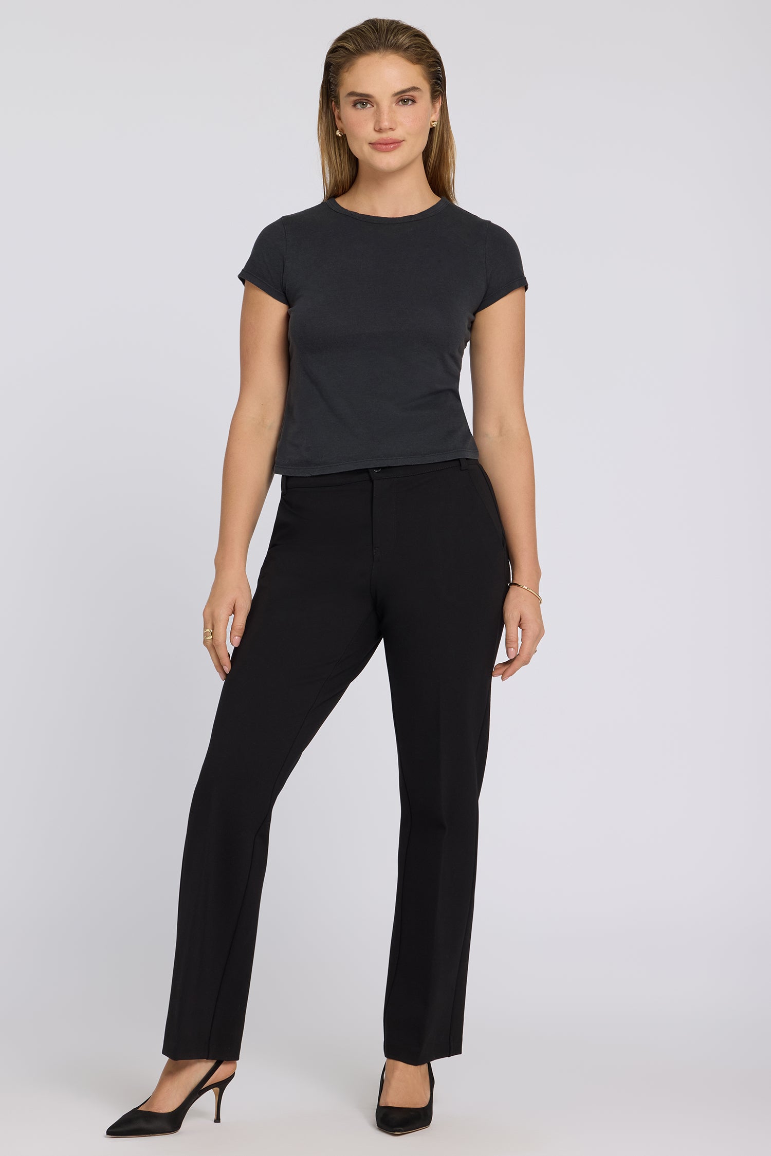 NYDJ Bella Trouser Pants Sculpt-Her™ Collection - Black