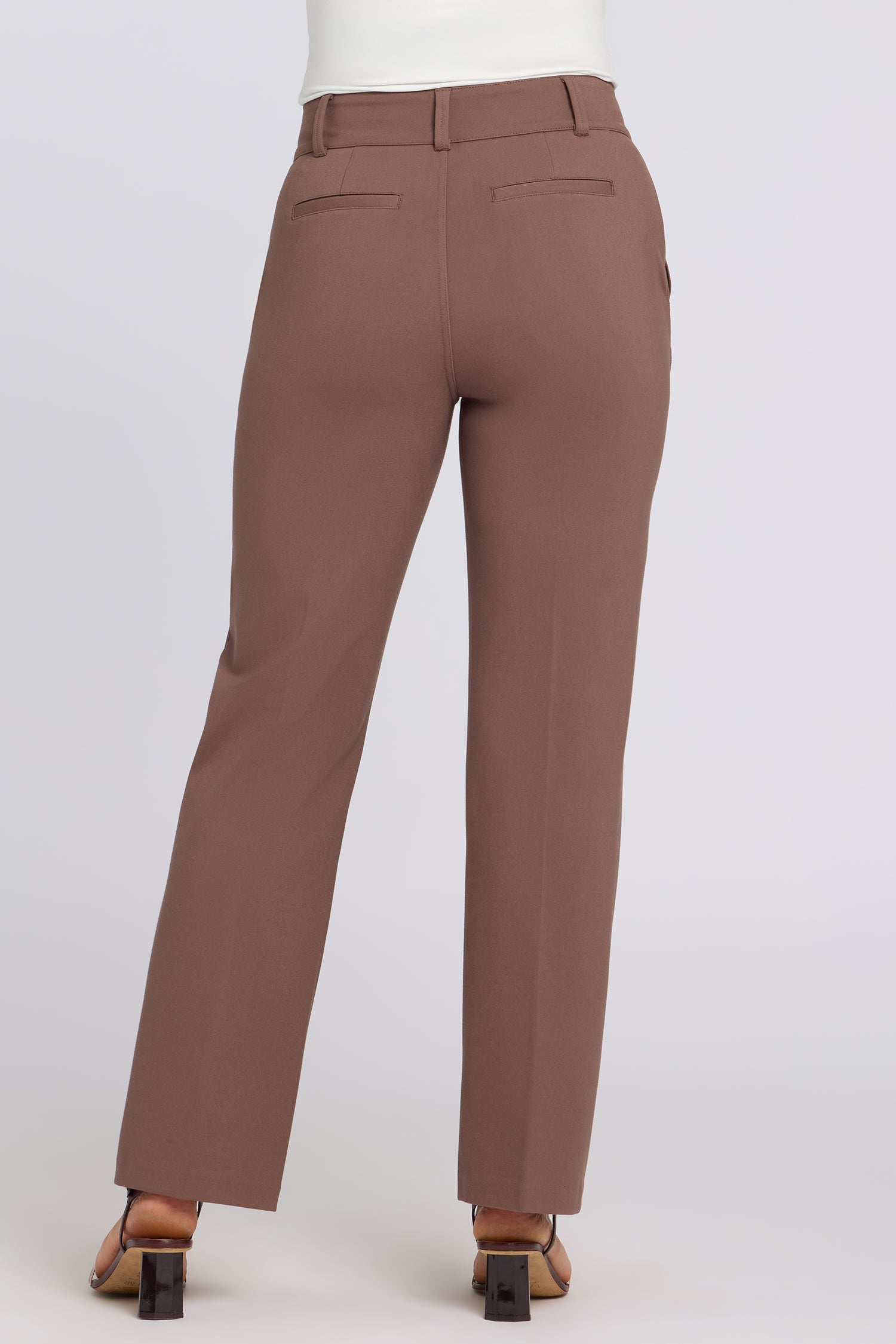 NYDJ Bella Trouser Pants Sculpt-Her™ Collection - Deep Taupe