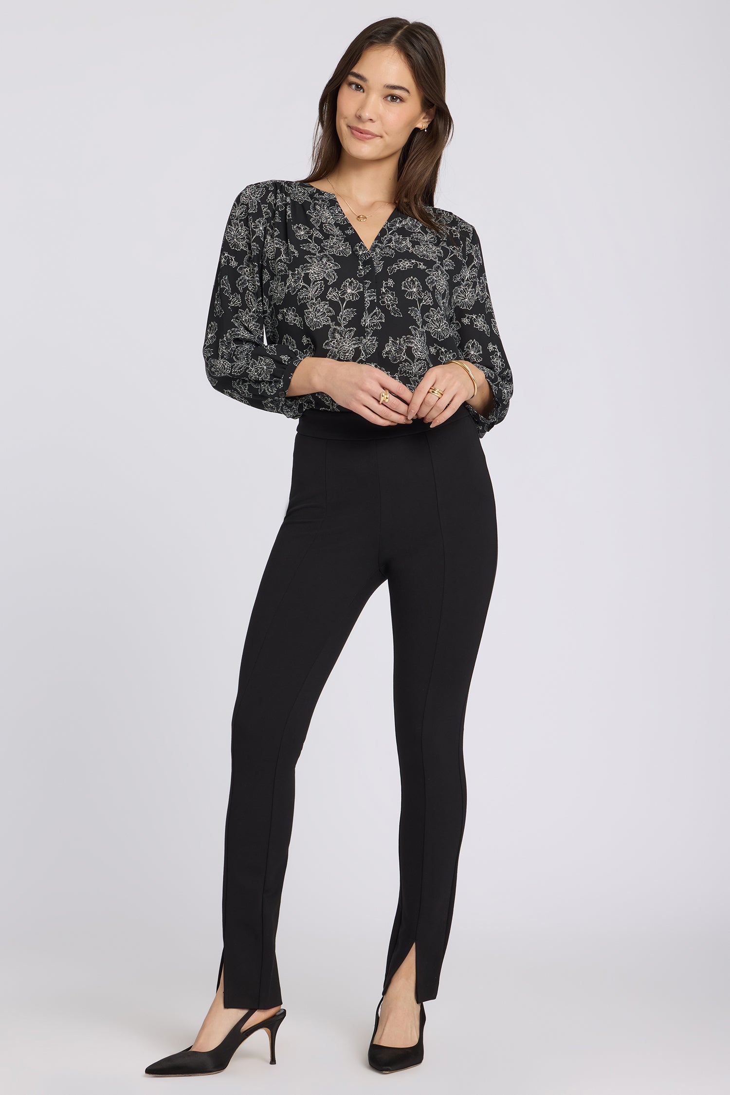 NYDJ Zelda Pull-On Pants Sculpt-Her™ Collection - Black