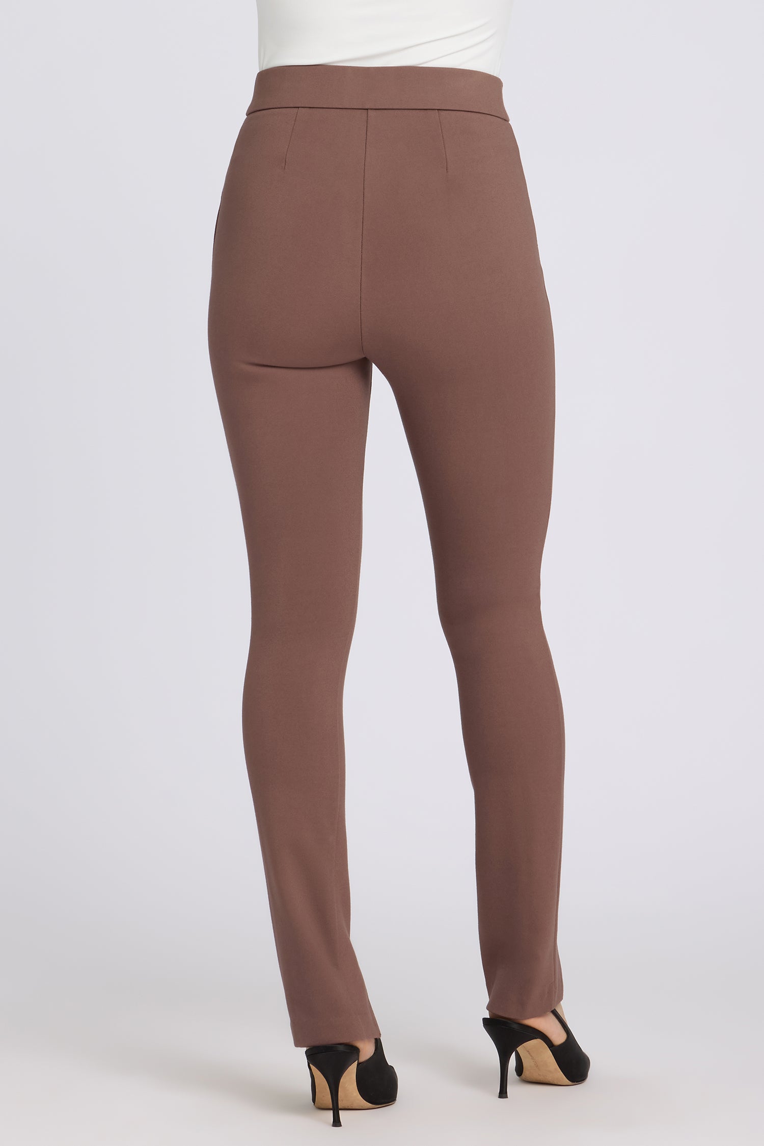 NYDJ Zelda Pull-On Pants Sculpt-Her™ Collection - Deep Taupe