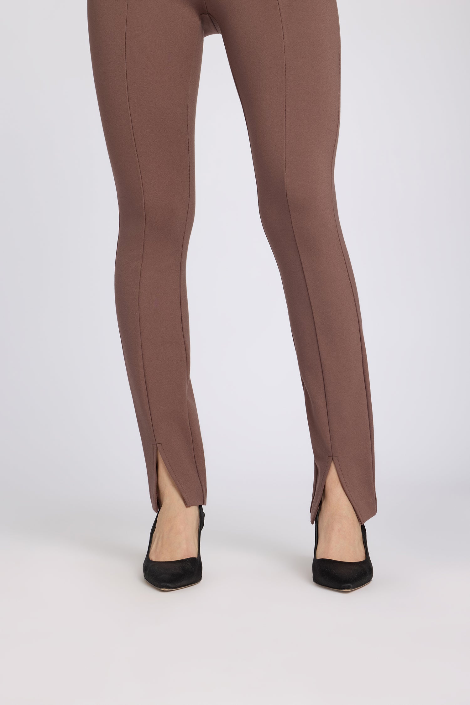 NYDJ Zelda Pull-On Pants Sculpt-Her™ Collection - Deep Taupe