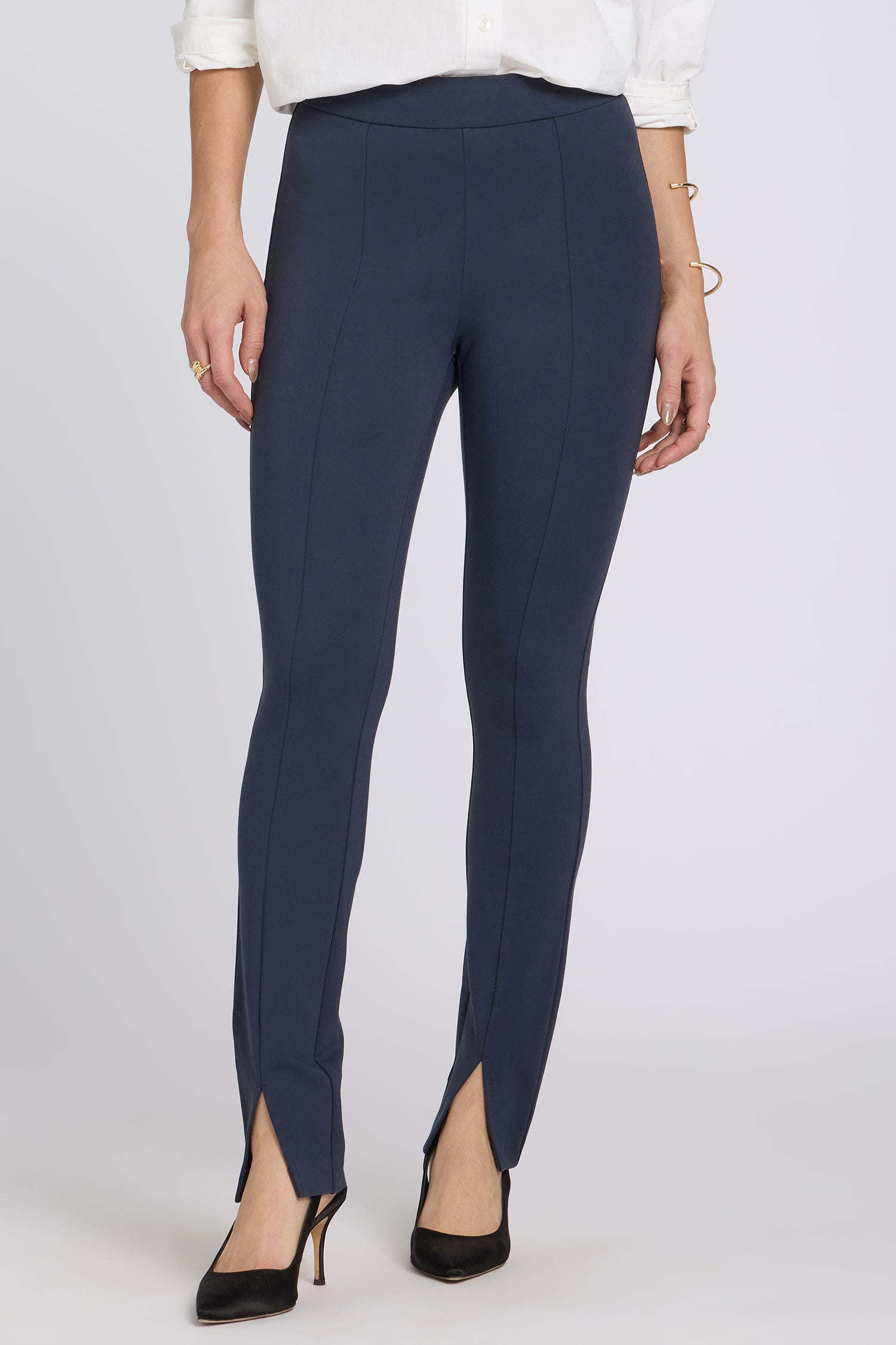 NYDJ Zelda Pull-On Pants Sculpt-Her™ Collection - Oxford Navy