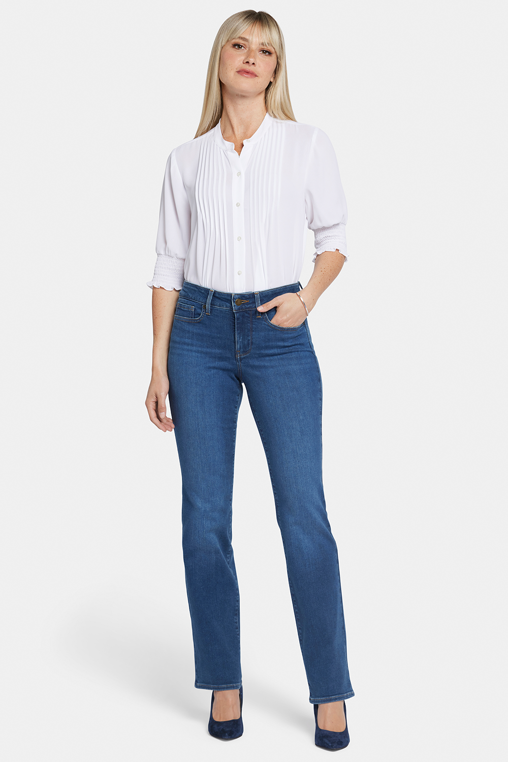 NYDJ Marilyn Straight Jeans  - Presidio