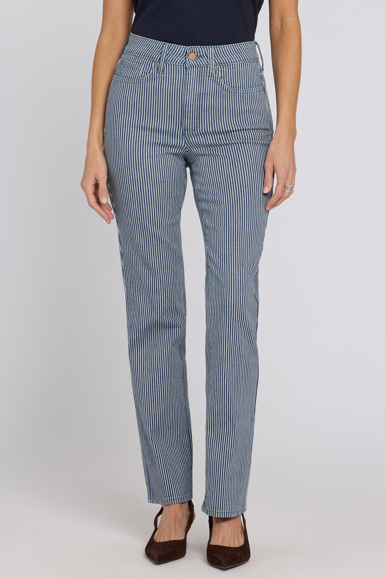 NYDJ Marilyn Straight Jeans With High Rise And 31