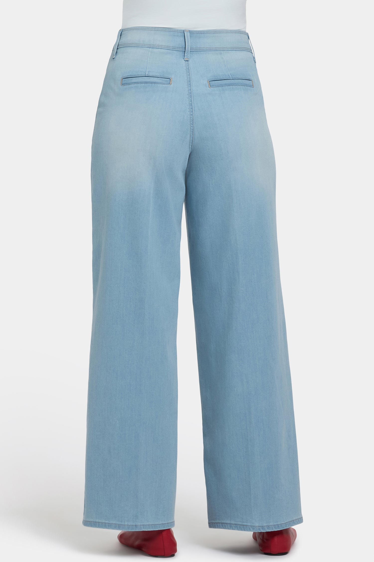 NYDJ Mona Wide Leg Trouser Jeans With High Rise - Oceanfront