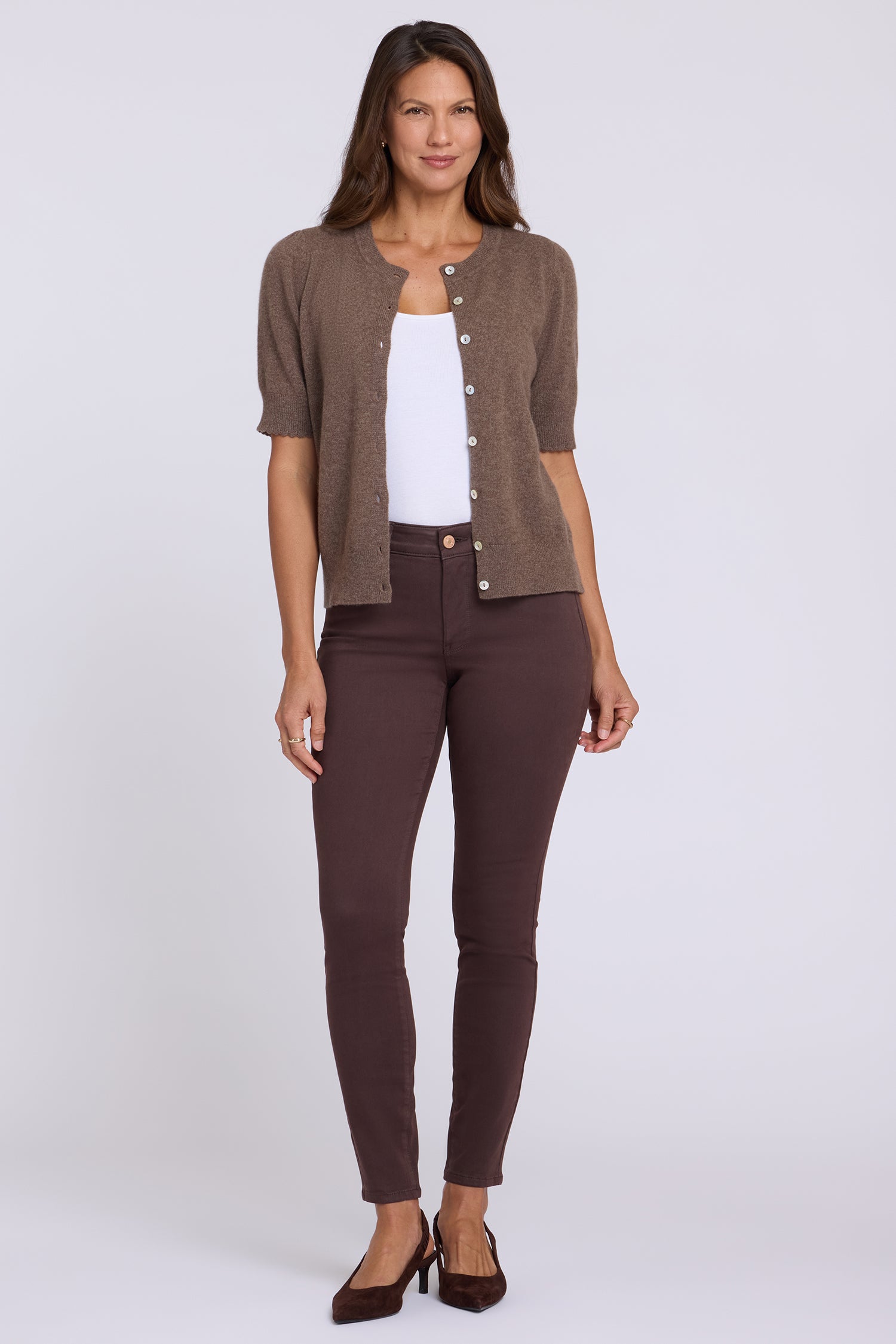 NYDJ Ami Skinny Jeans  - Bitter Chocolate