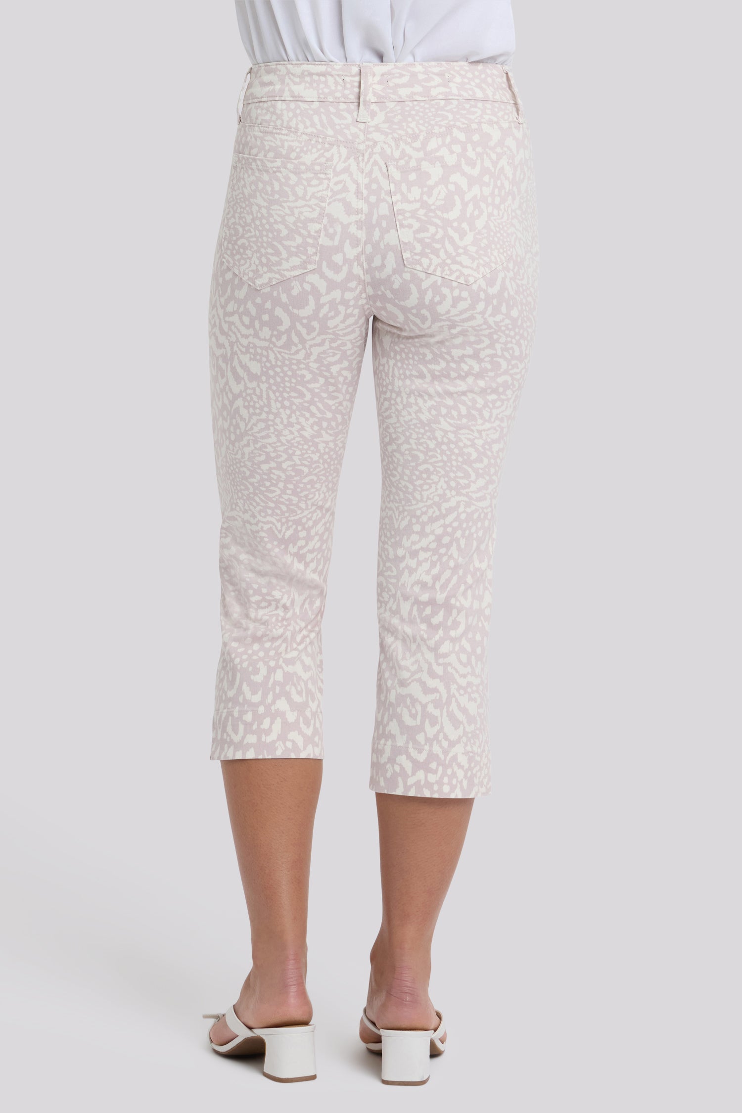 NYDJ Marilyn Straight Crop Jeans With High Rise, Side Slits And 2