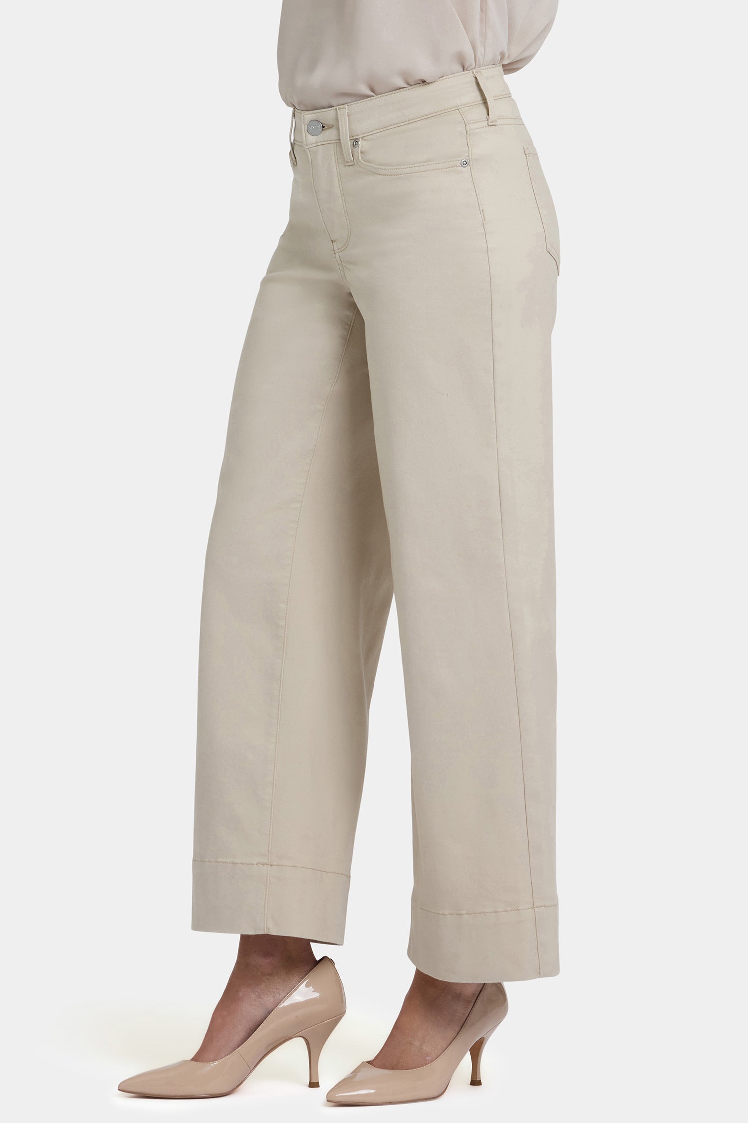 NYDJ Teresa Wide Leg Ankle Jeans With 3