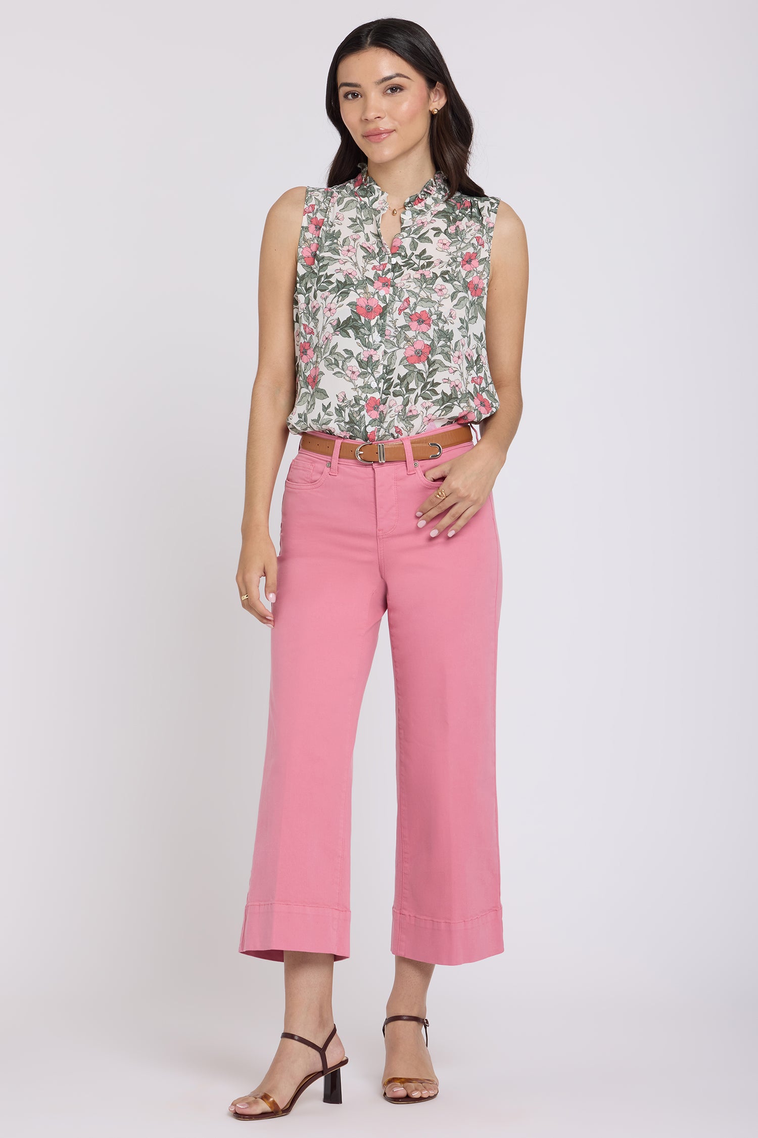 NYDJ Teresa Wide Leg Ankle Jeans With 3