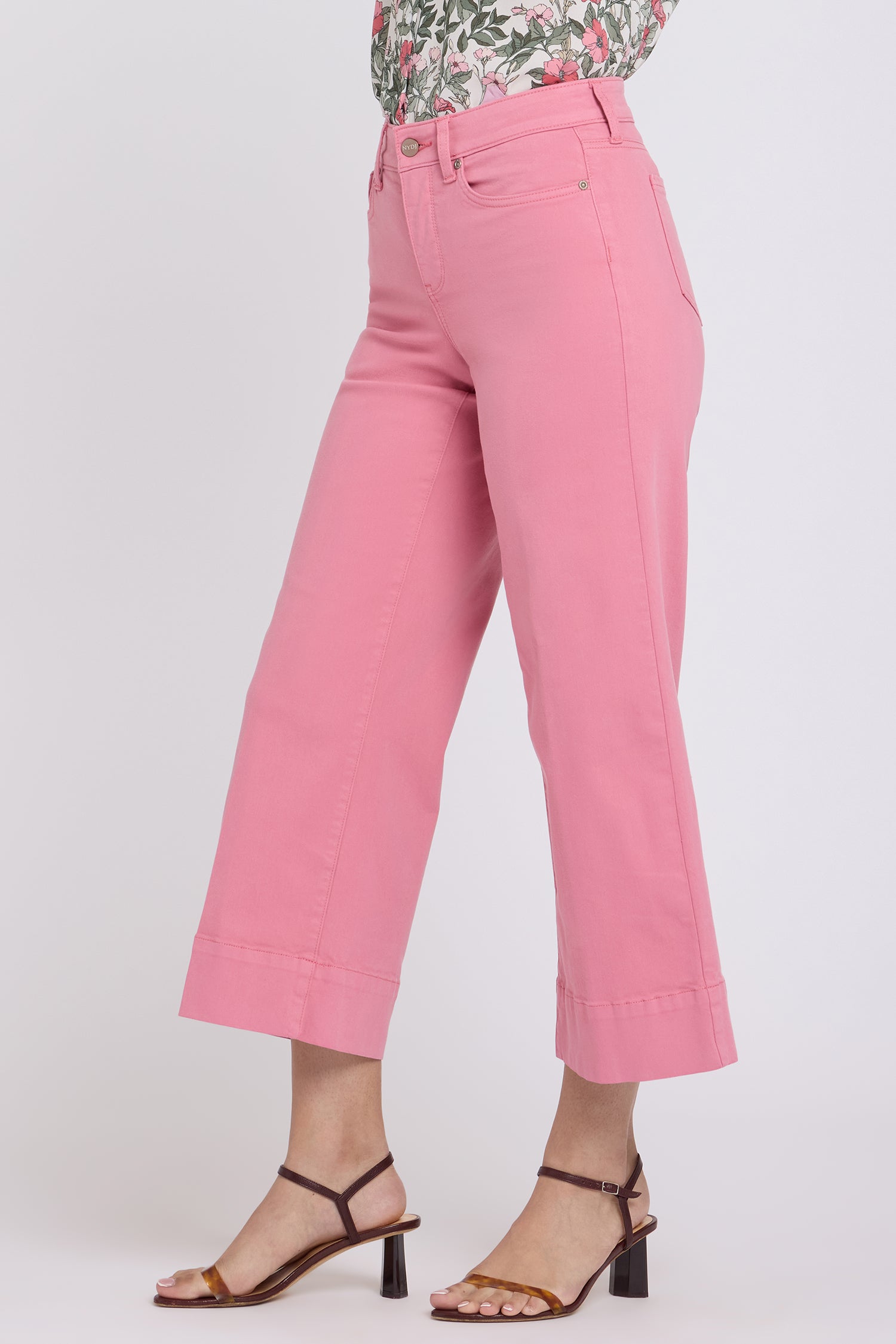 NYDJ Teresa Wide Leg Ankle Jeans With 3