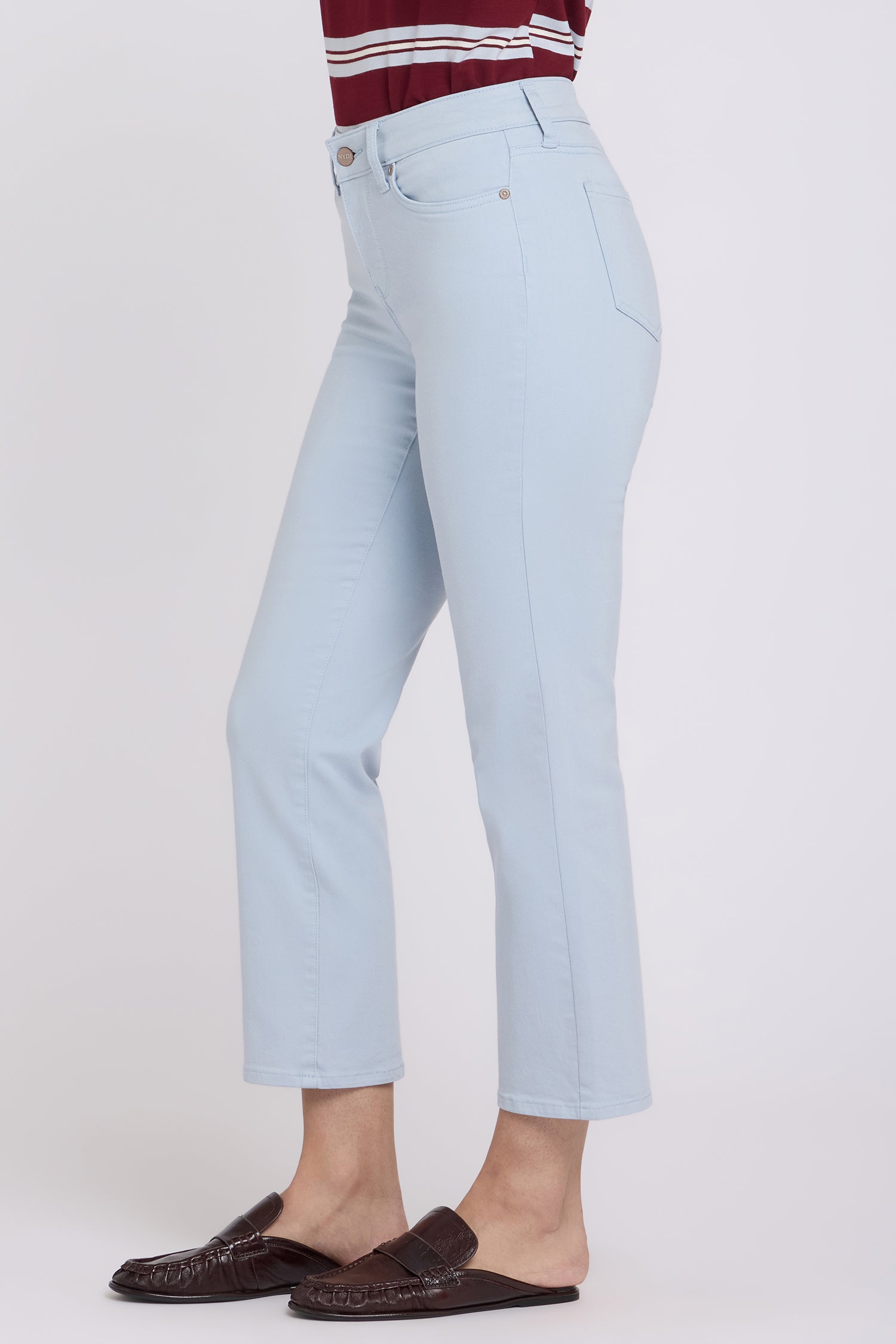 NYDJ Marilyn Straight Ankle Jeans  - Blue Clover